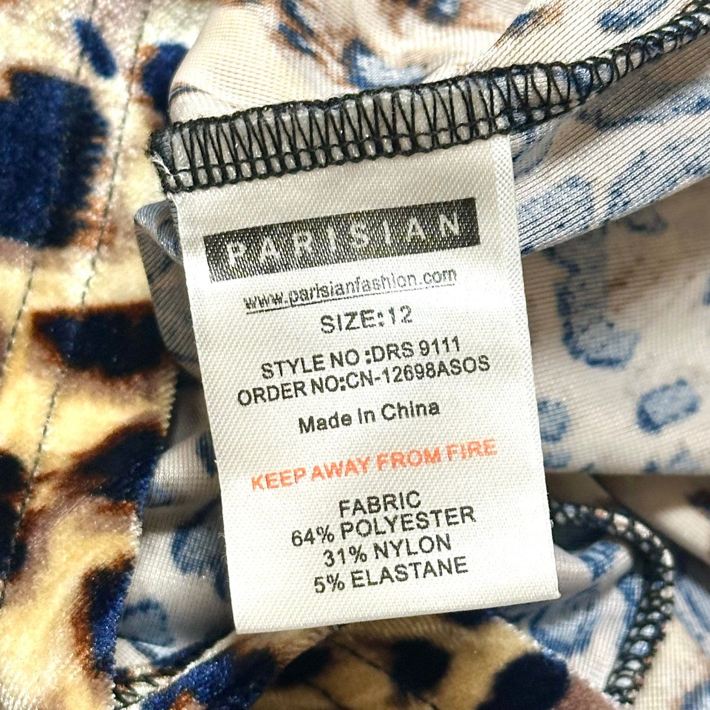 Dress Party Midi By Parisian In Animal Print, Size: M