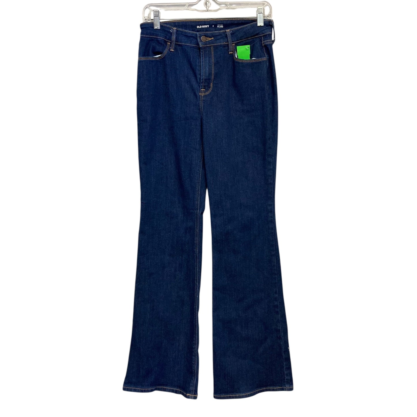 Jeans Flared By Old Navy In Blue Denim, Size:6