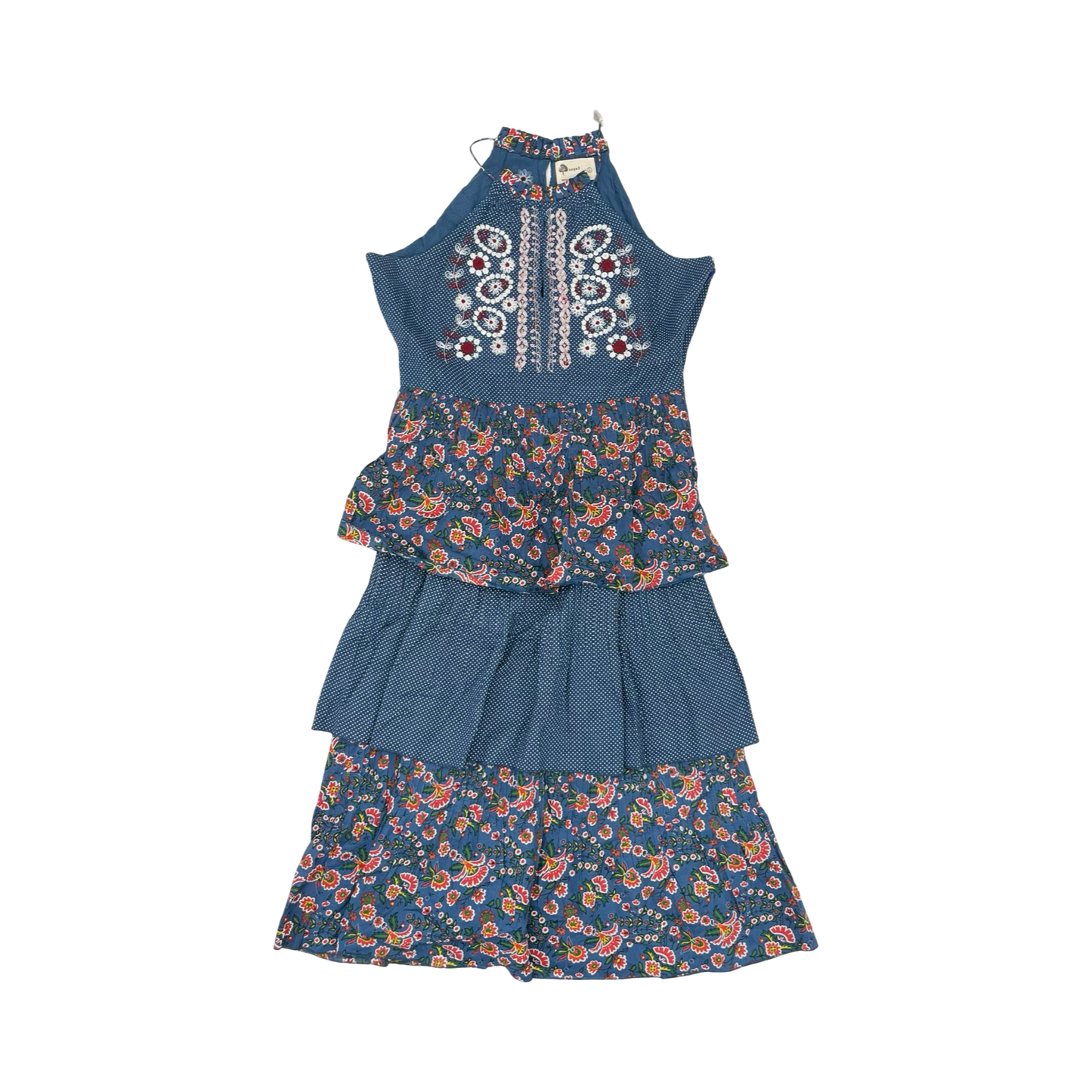 Dress Party Midi By Clothes Mentor In Multi, Size:L
