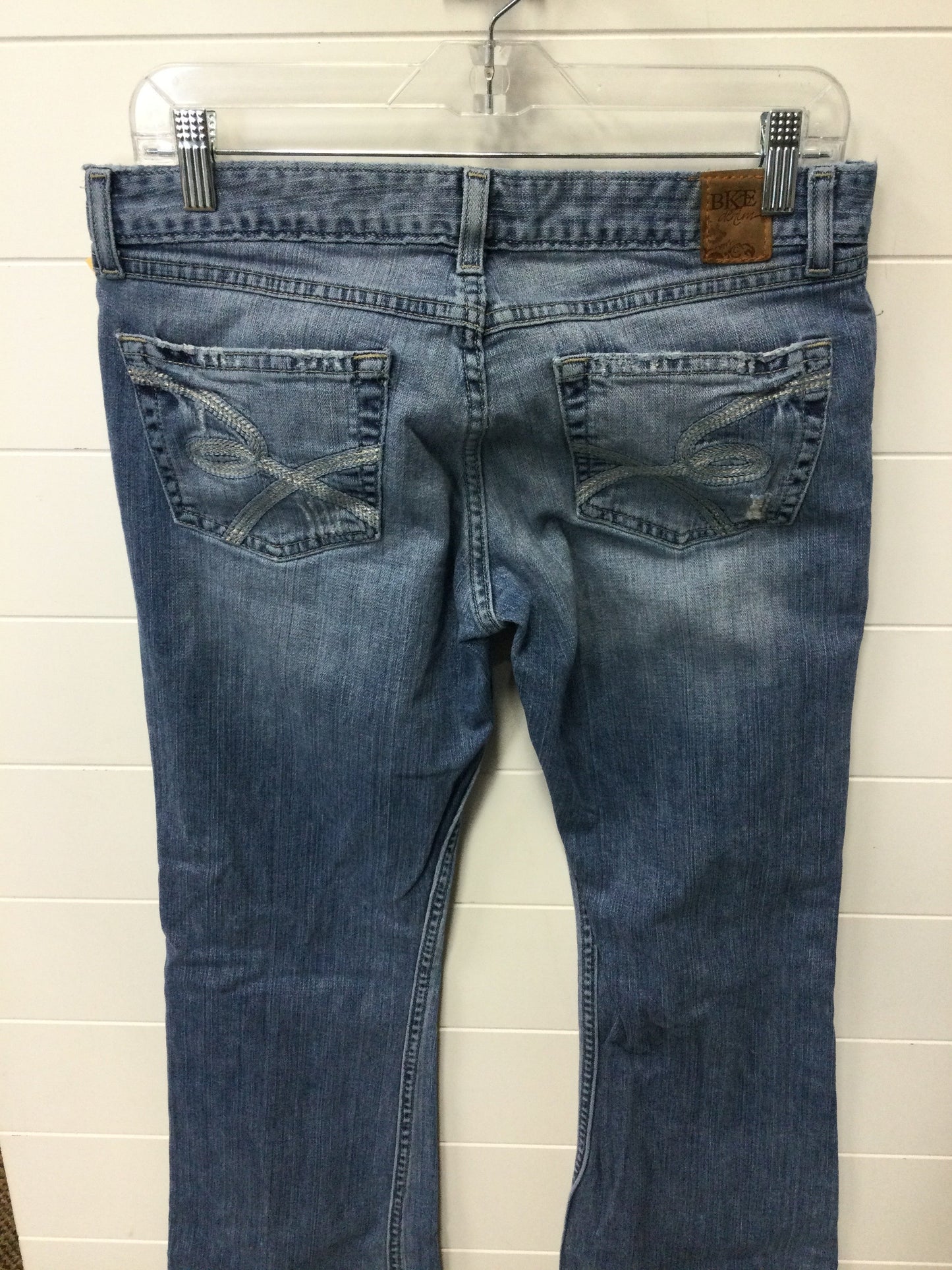 Jeans Flared By Bke In Blue Denim, Size:8