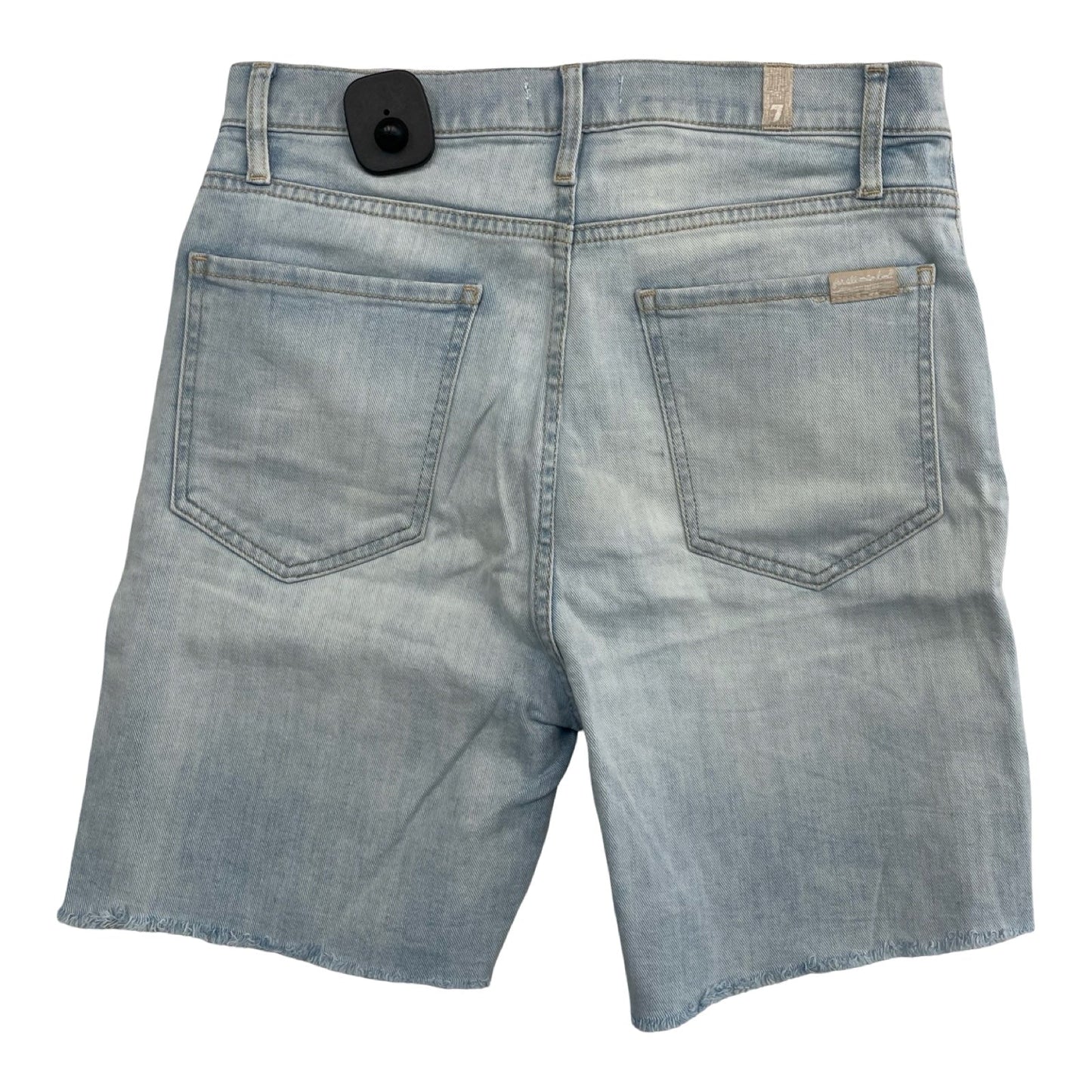 Shorts By 7 For All Mankind In Blue Denim, Size:6