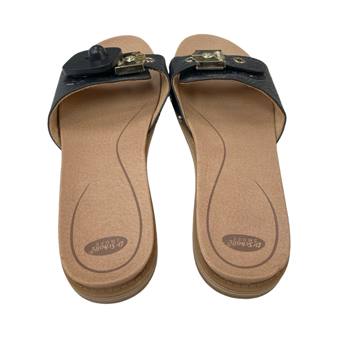 Sandals Flats By Dr Scholls In Black, Size:7.5