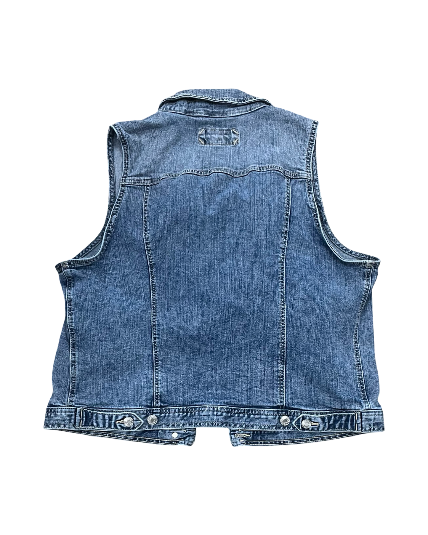 Vest Other By Maurices In Blue Denim, Size:Xxl