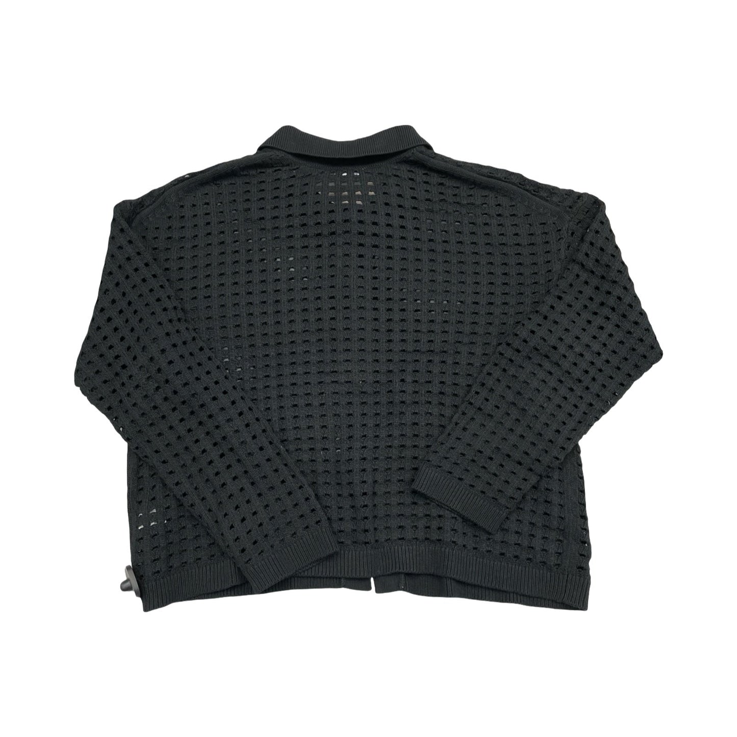 Sweater Cardigan By J. Jill In Black, Size:L