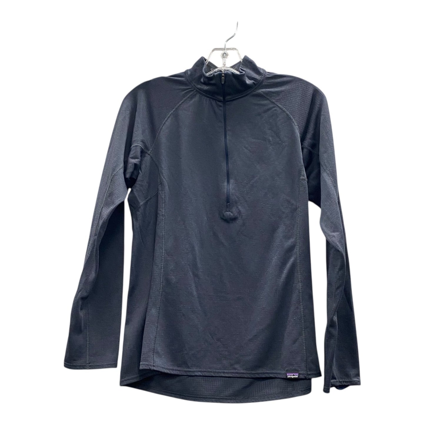 Athletic Top Ls Collar By Patagonia In Blue, Size:M