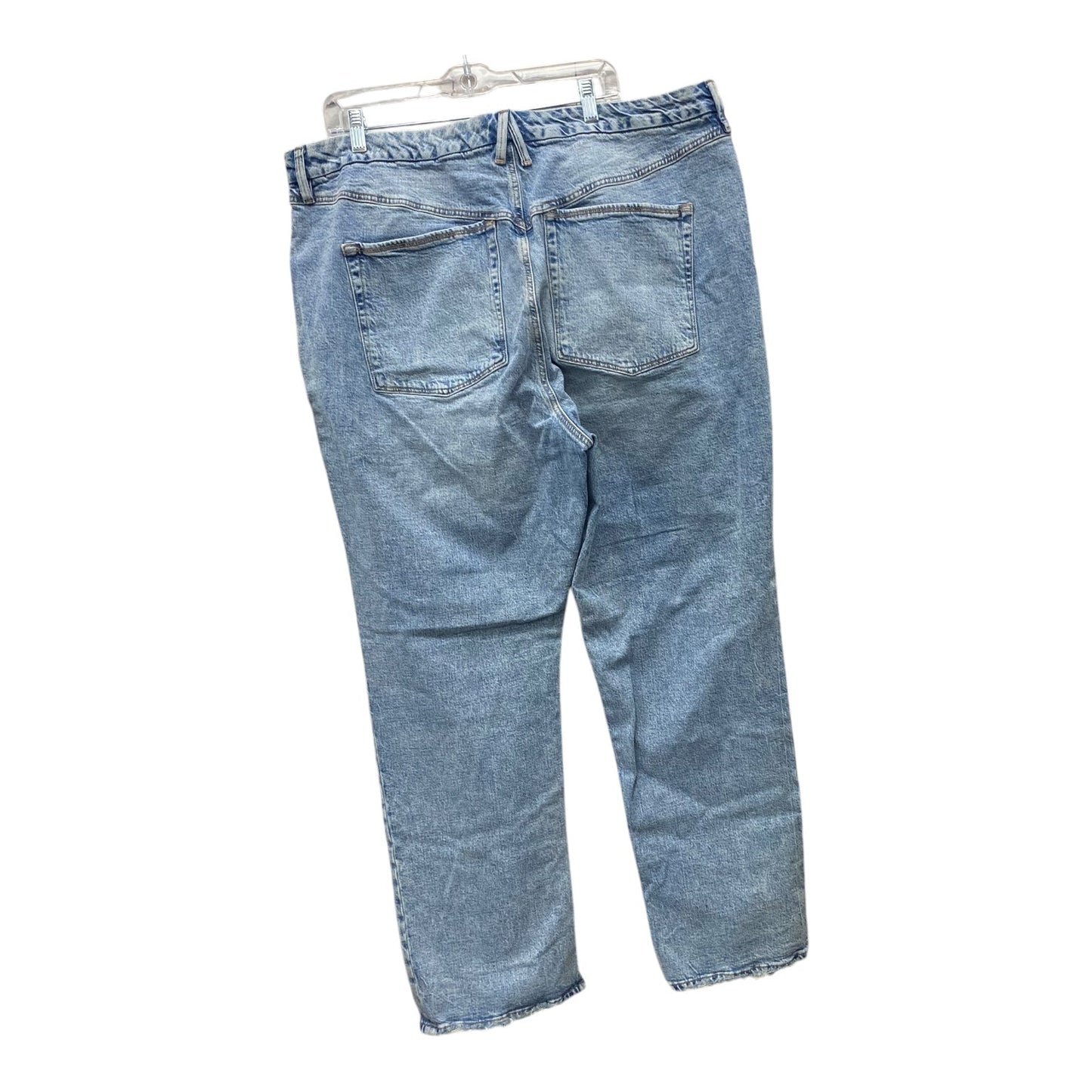 Jeans Boot Cut By Good American In Blue Denim, Size:22