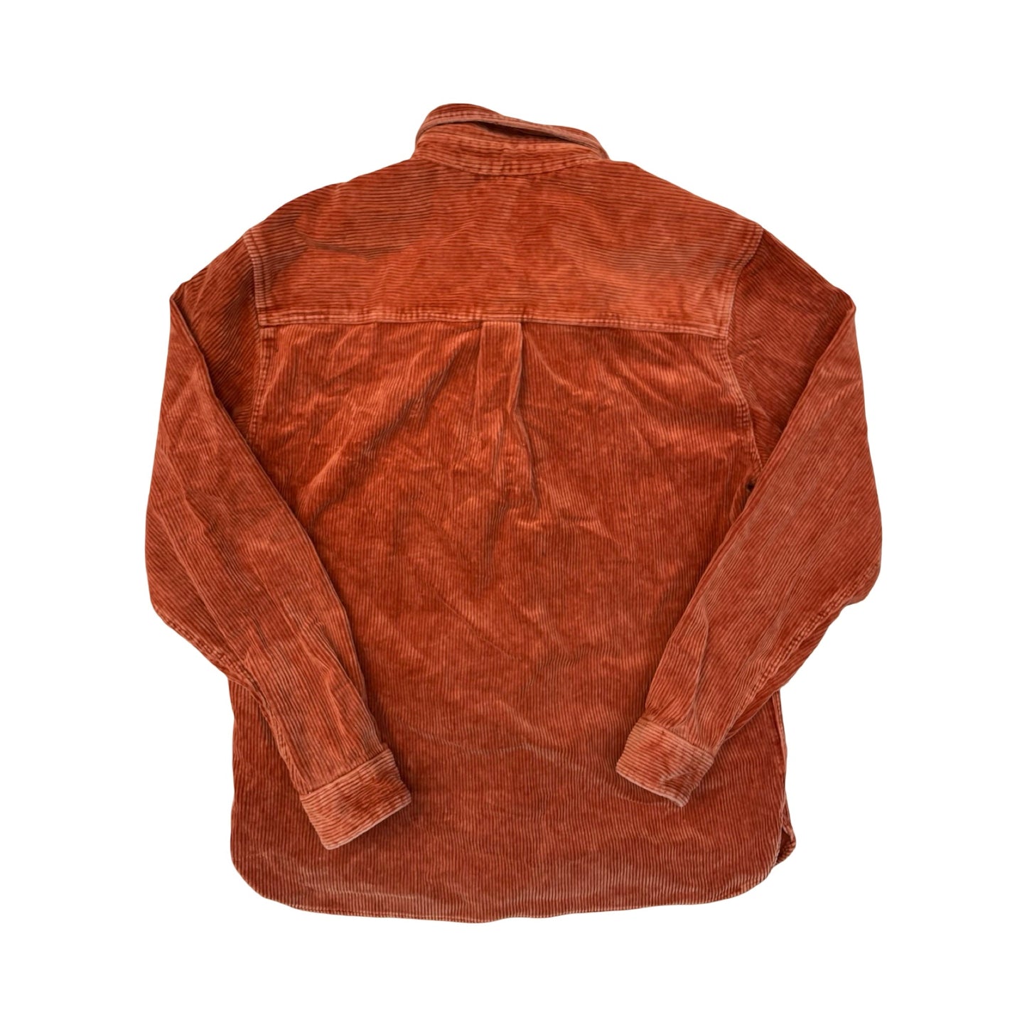 Jacket Shirt By Urban Outfitters In Orange, Size:M