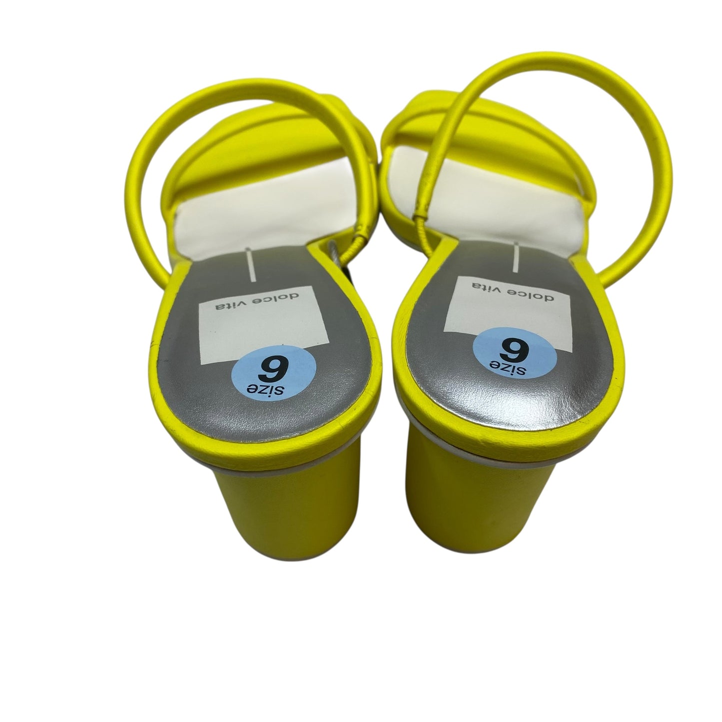 Sandals Heels Block By Dolce Vita In Yellow, Size:6