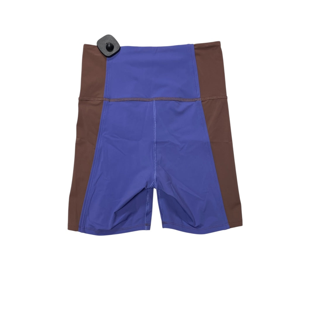 Athletic Shorts By Lululemon In Blue & Brown, Size:4