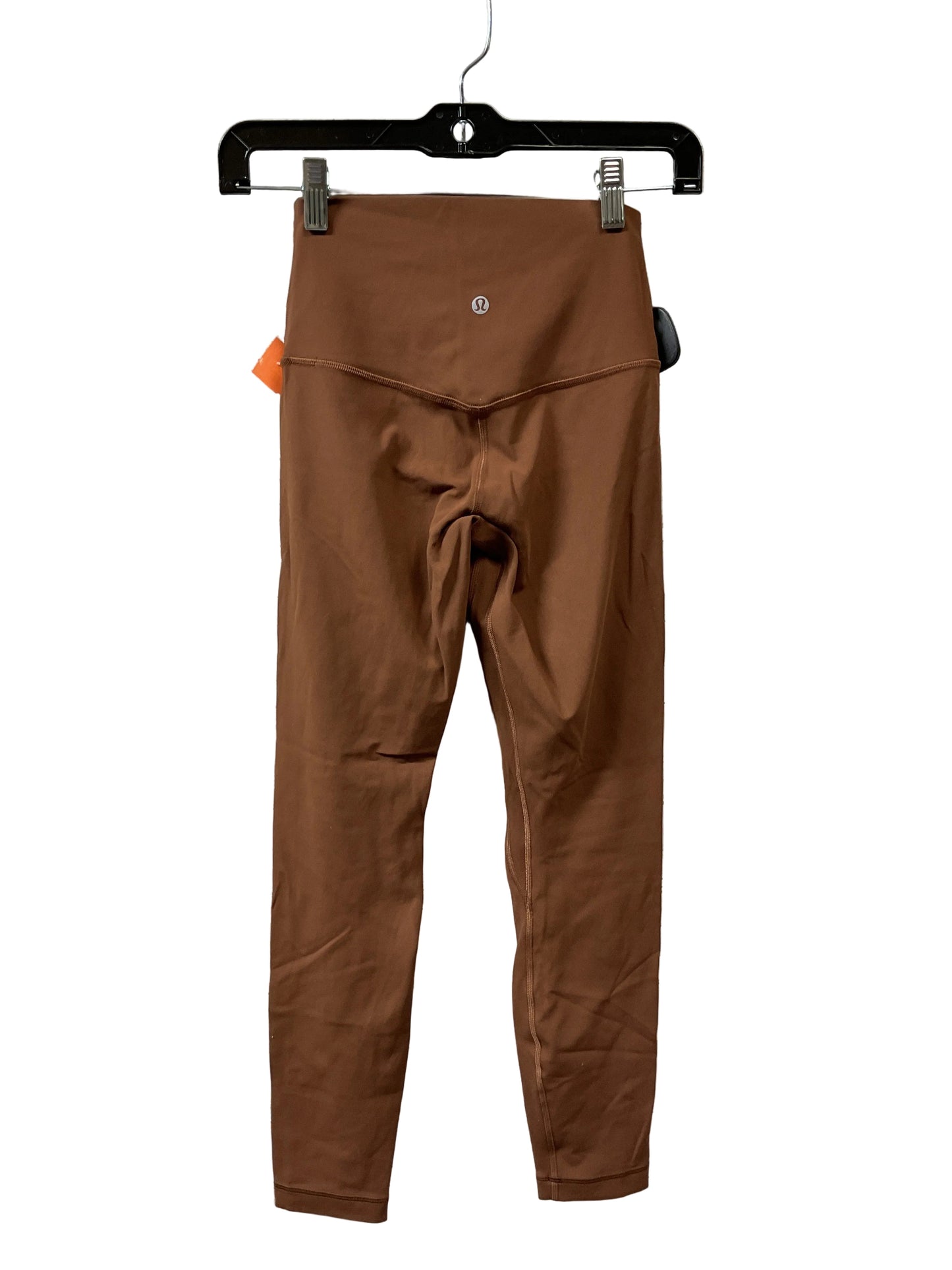 Athletic Leggings By Lululemon In Brown, Size:4