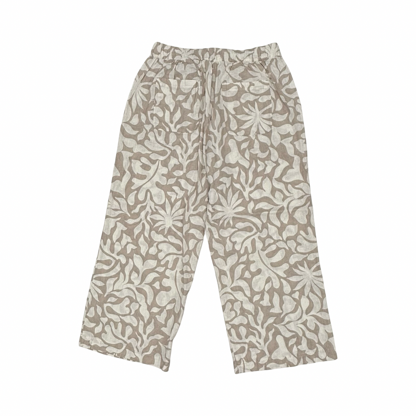 Pants Wide Leg By Lou And Grey In Tan & White, Size:M