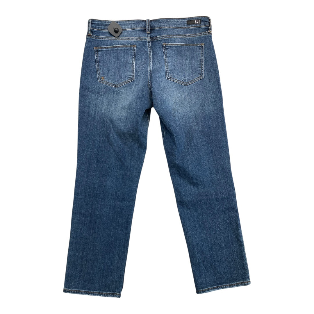 Jeans Straight By Kut In Blue, Size:12