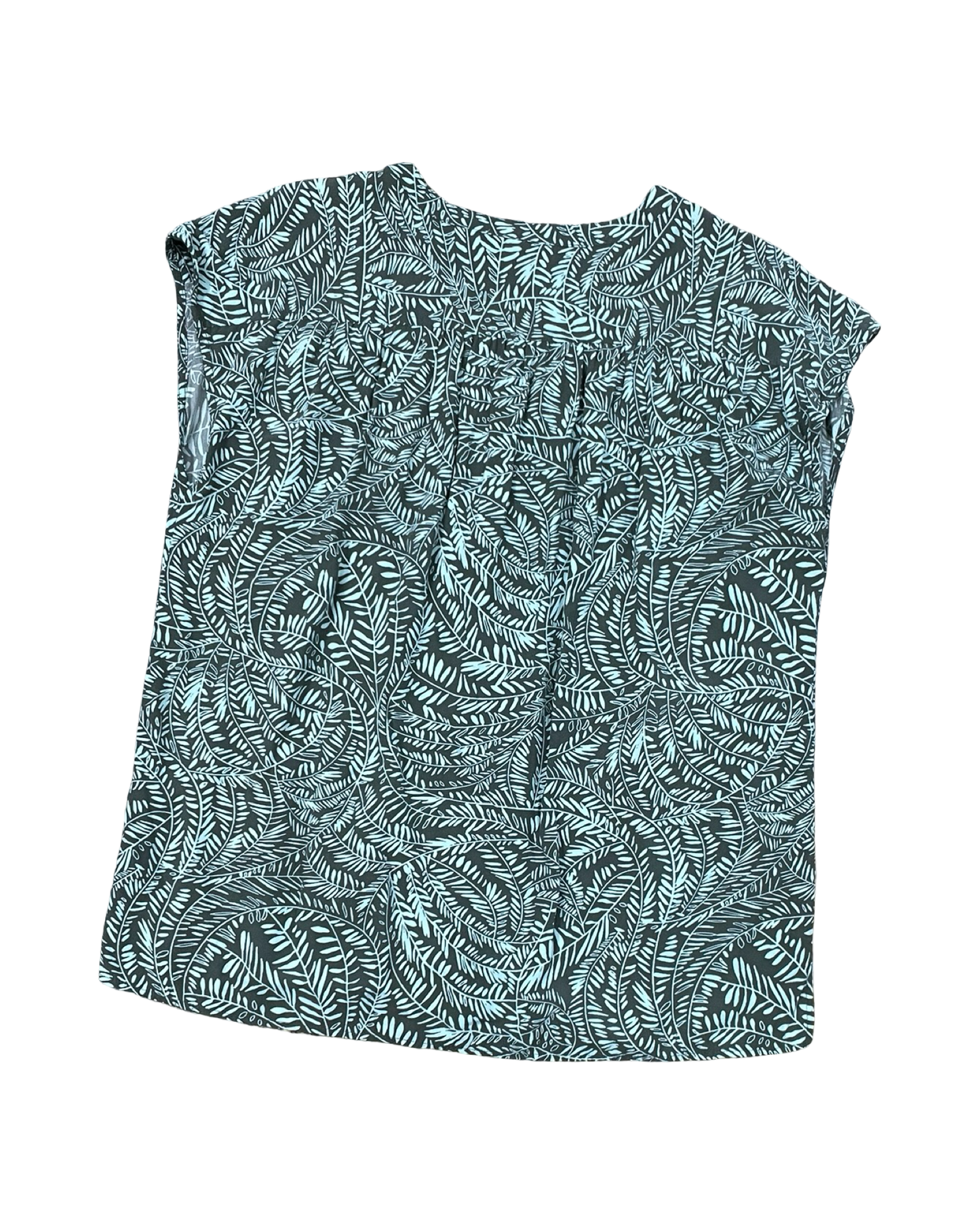 Top Sleeveless By Liz Claiborne In Green, Size:L