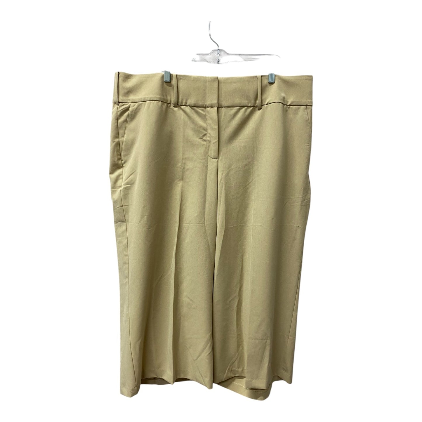 Capris By Lane Bryant In Tan, Size:22