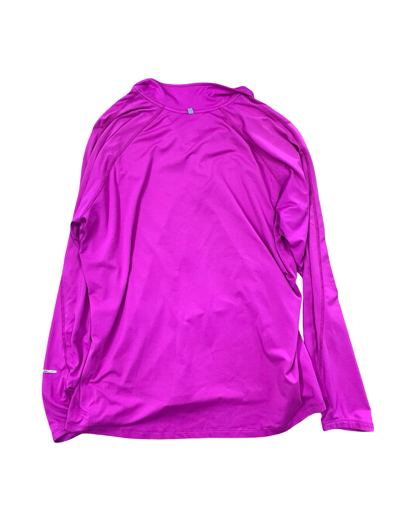 Athletic Top Ls Collar By Nike In Pink, Size:1X