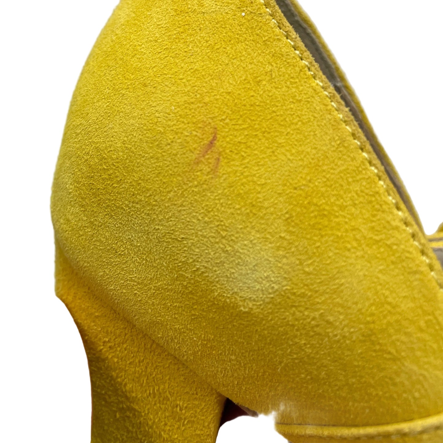 Shoes Heels Block By Boden In Yellow, Size: 10.5