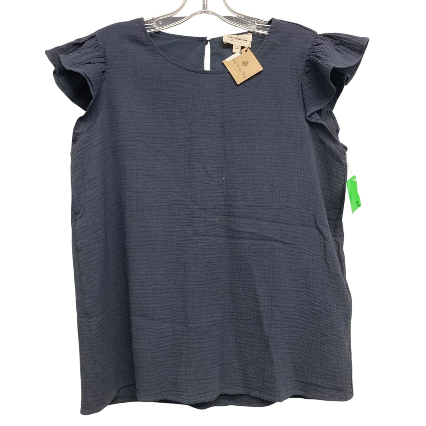 Top Sleeveless By Betseys Boutique Shop In Navy, Size:L