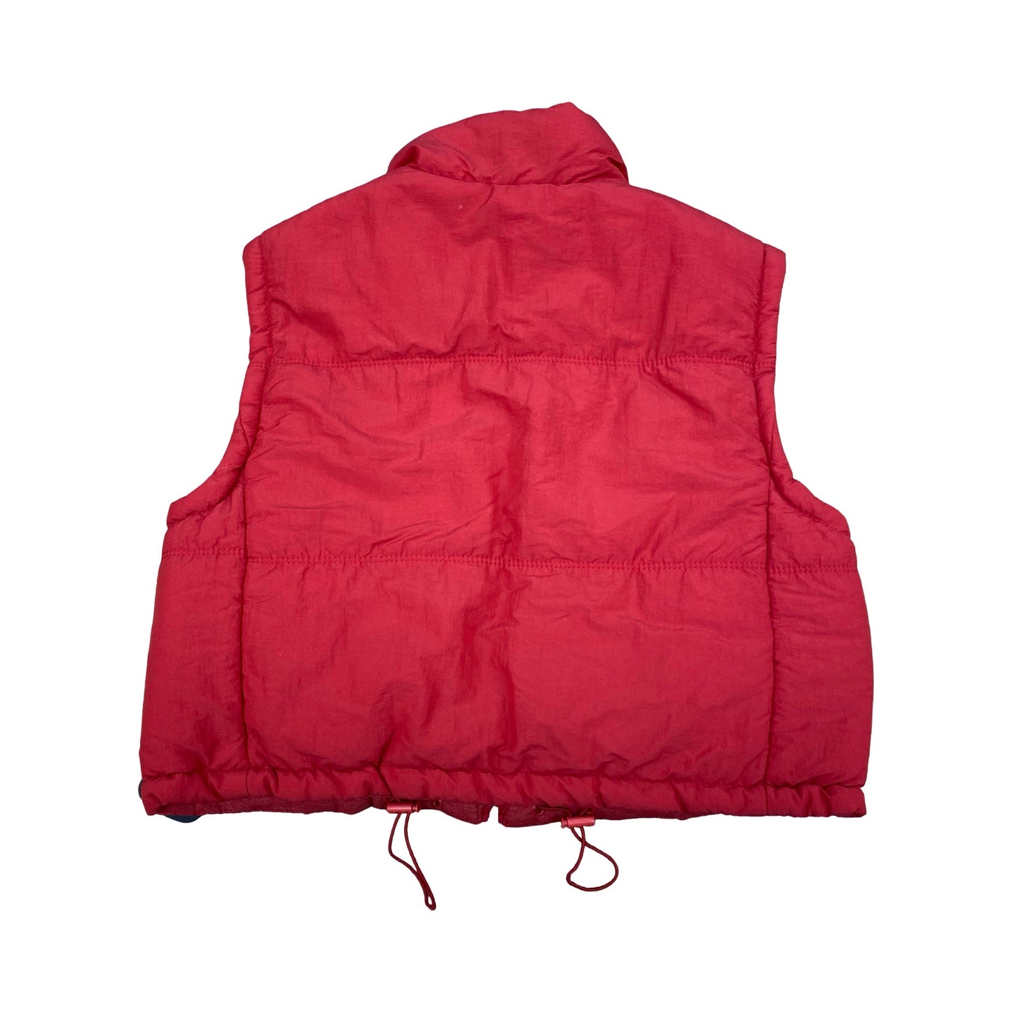 Vest Puffer & Quilted By Thread And Supply In Red, Size:M