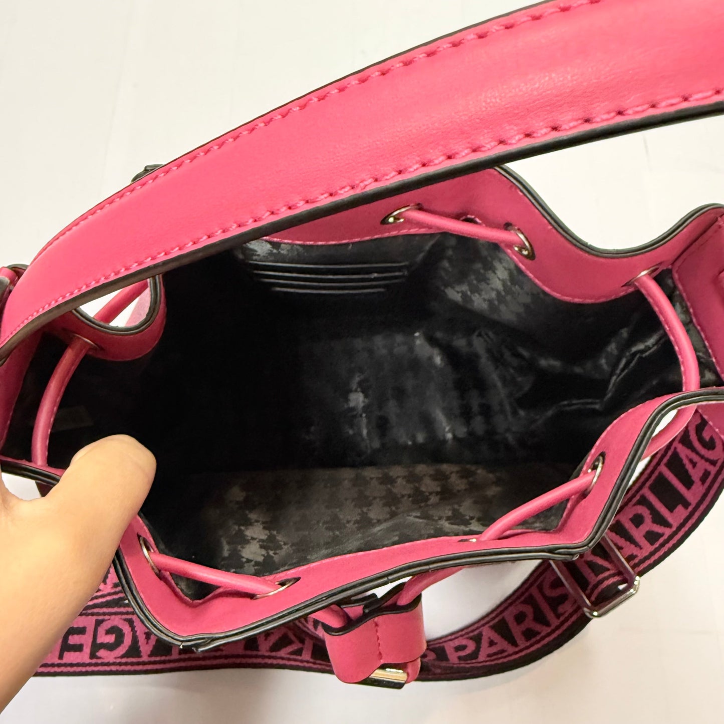 Handbag Designer By Karl Lagerfeld, Size: Large