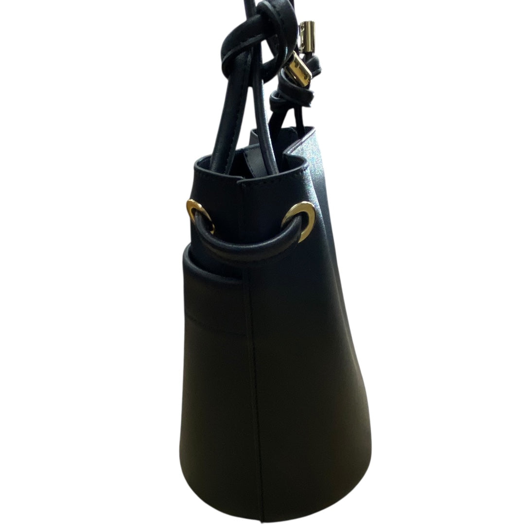 Handbag By Nanette Lepore In Black & Gold, Size:Small