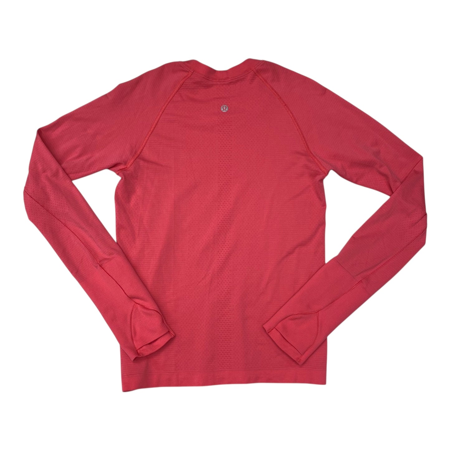Athletic Top Ls Crewneck By Lululemon In Pink, Size:4