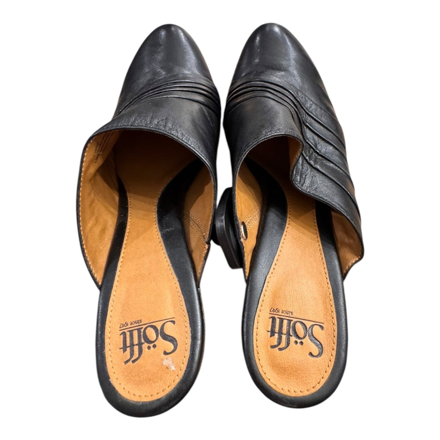 Shoes Heels Kitten By Sofft In Black, Size:10