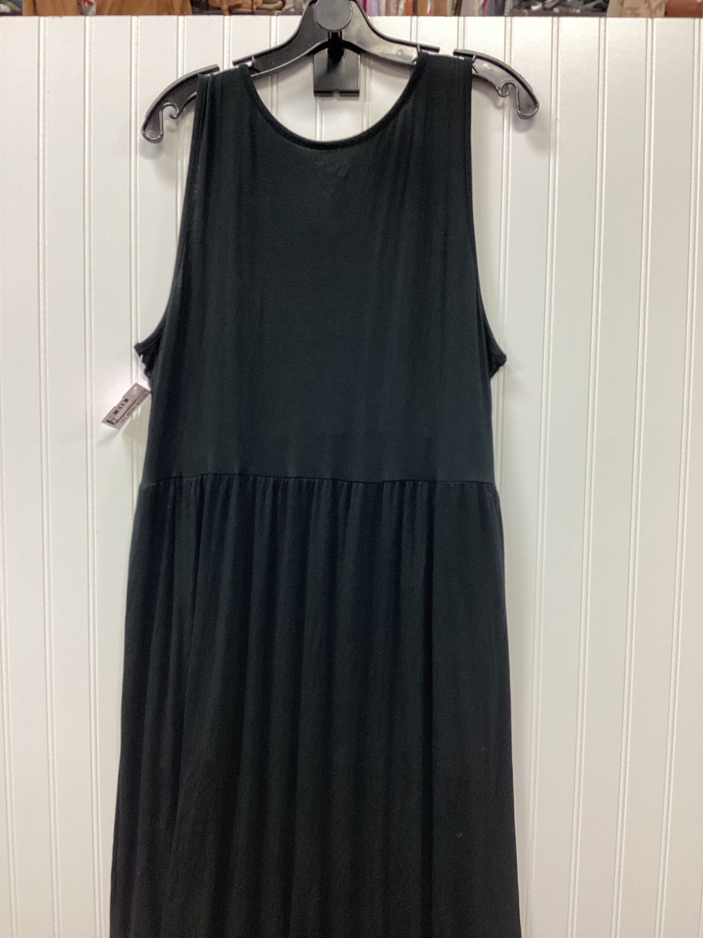 Dress Casual Maxi By Maurices In Black, Size:1X