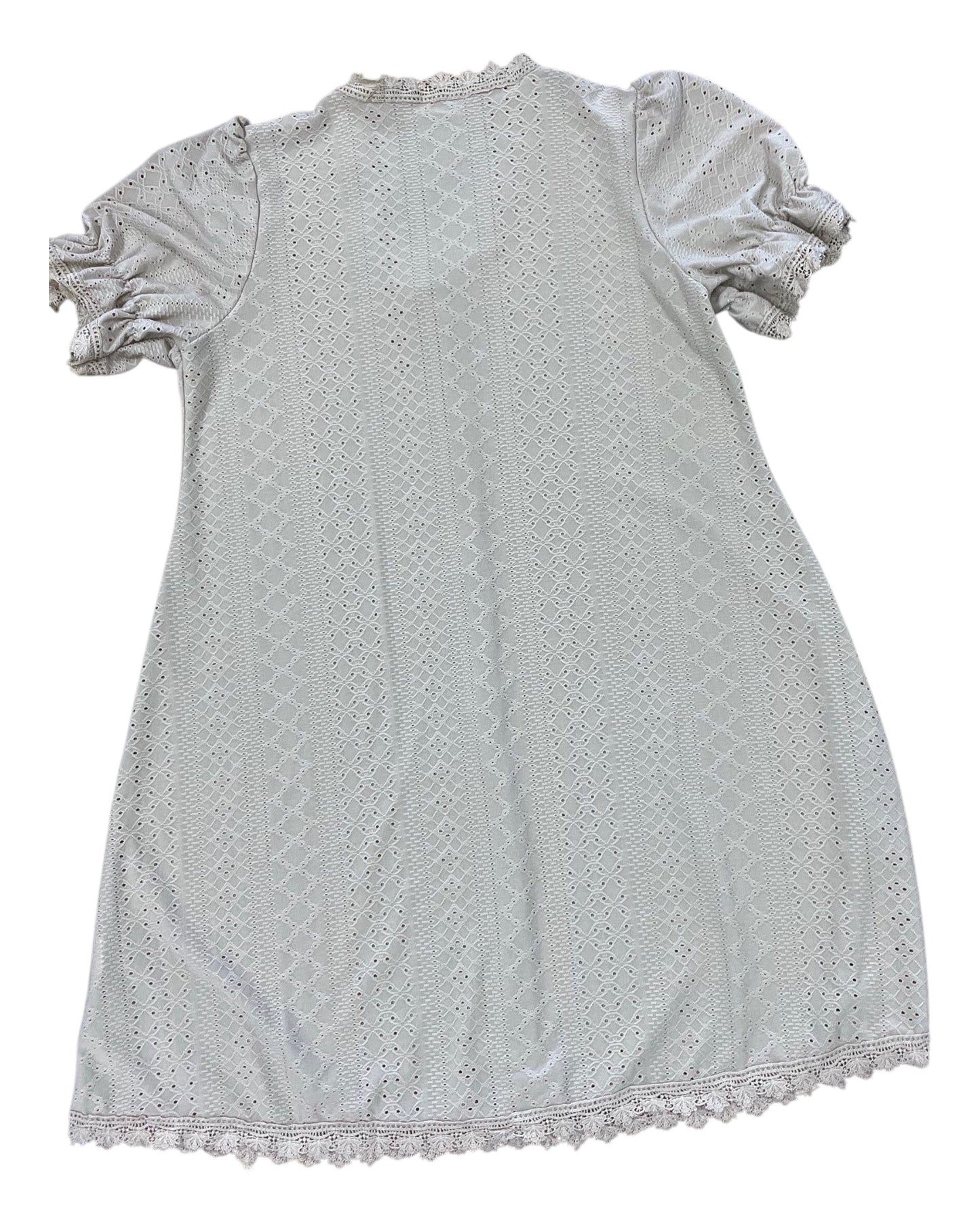 Dress Casual Midi By Clothes Mentor In Beige, Size:1X
