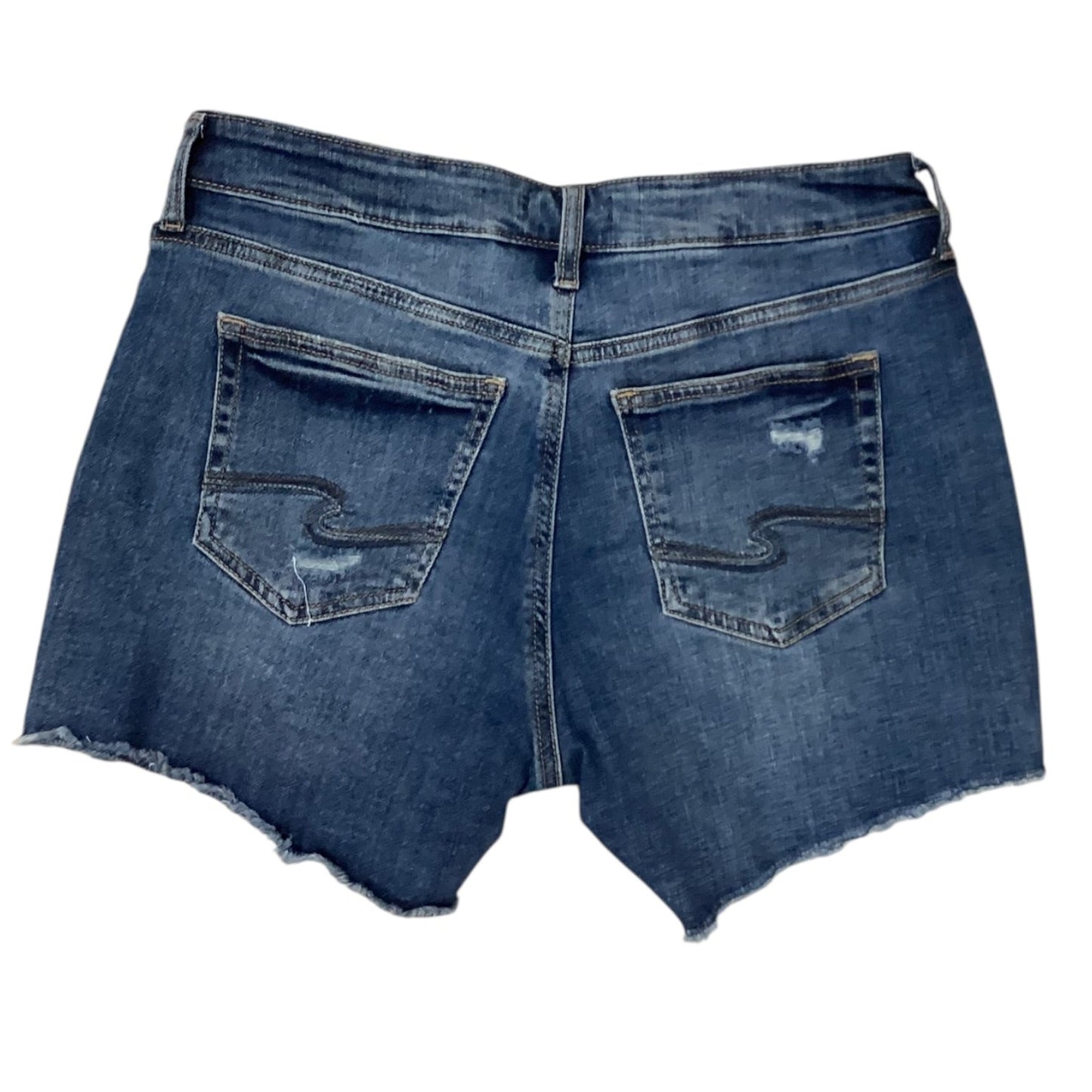 Shorts By Silver In Blue Denim, Size:8