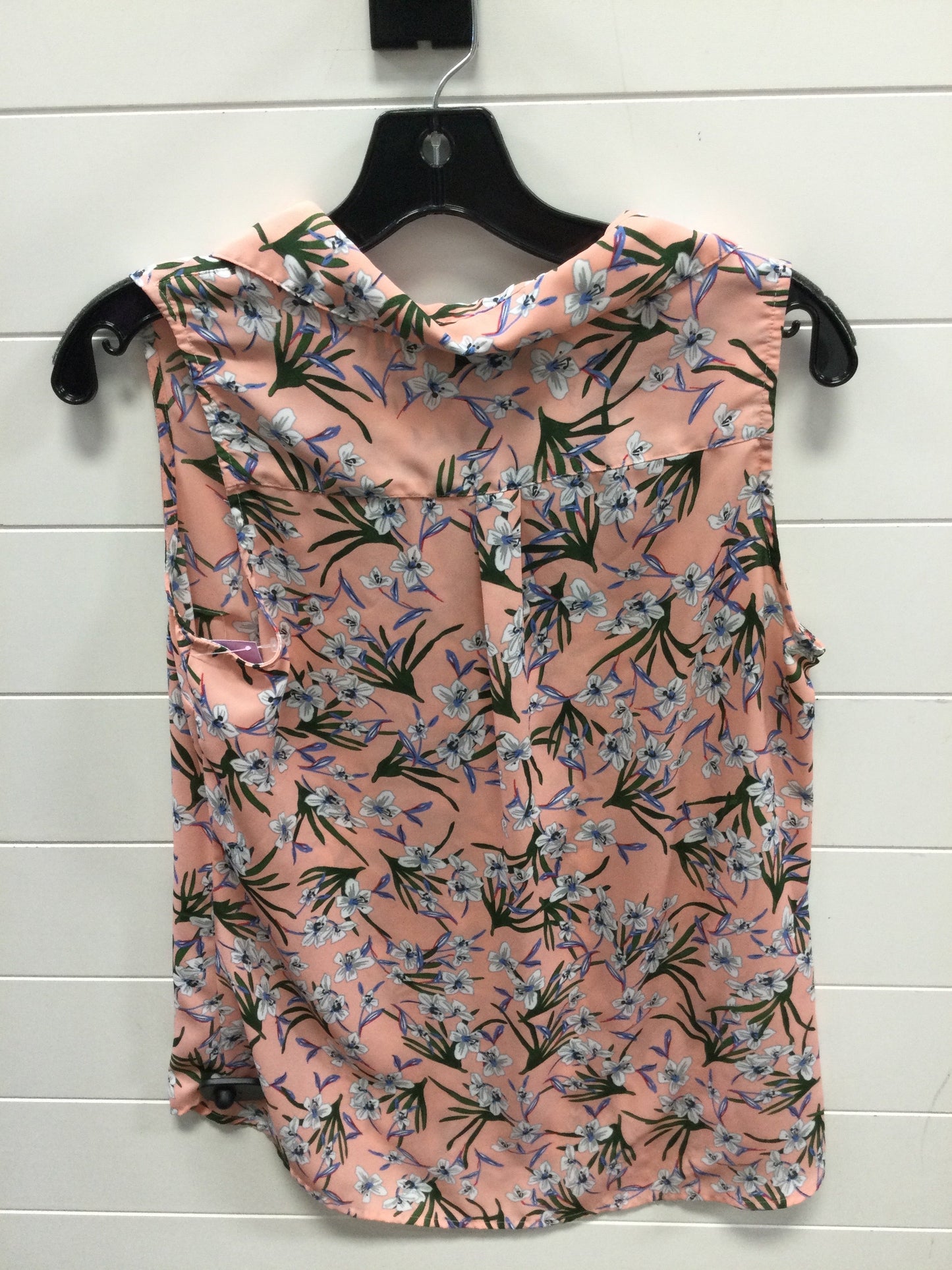 Top Sleeveless By Banana Republic In Pink, Size:S