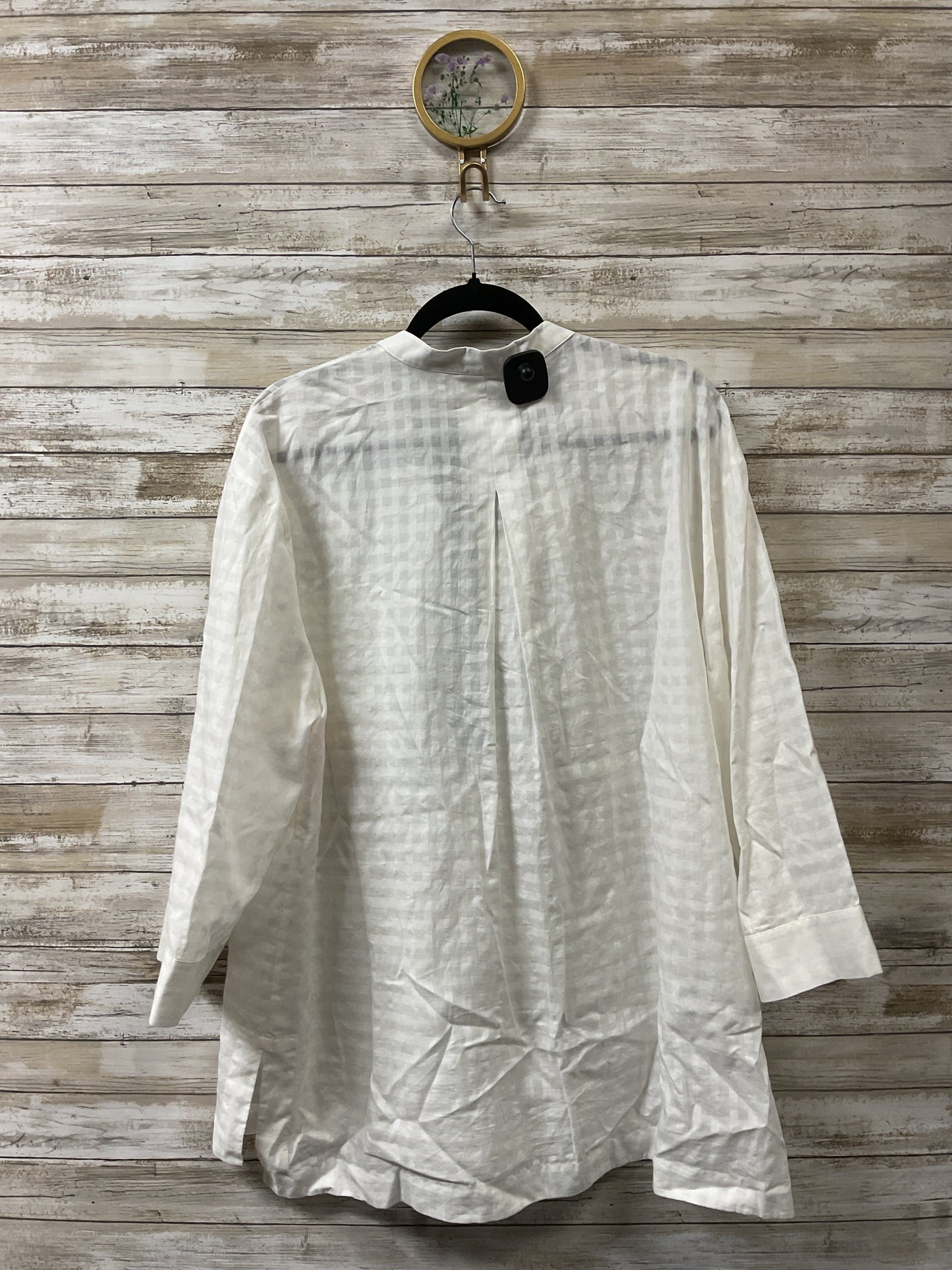 Top Ls Designer By Lafayette 148 In White, Size:Xl