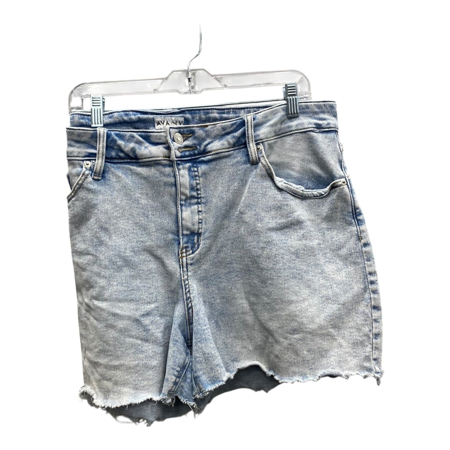 Shorts By Ava & Viv In Blue Denim, Size:20