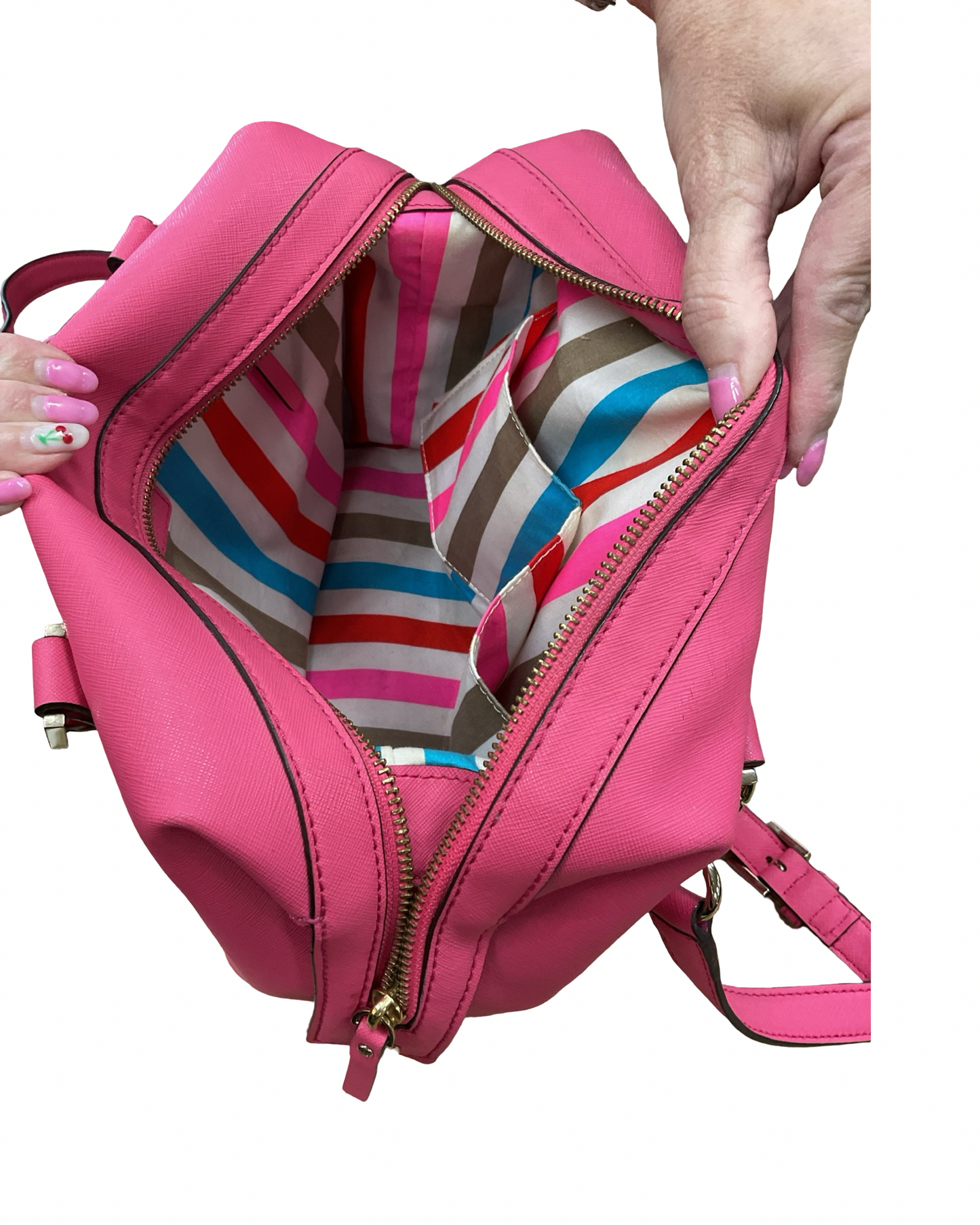 Handbag Designer By Kate Spade In Pink, Size:Medium