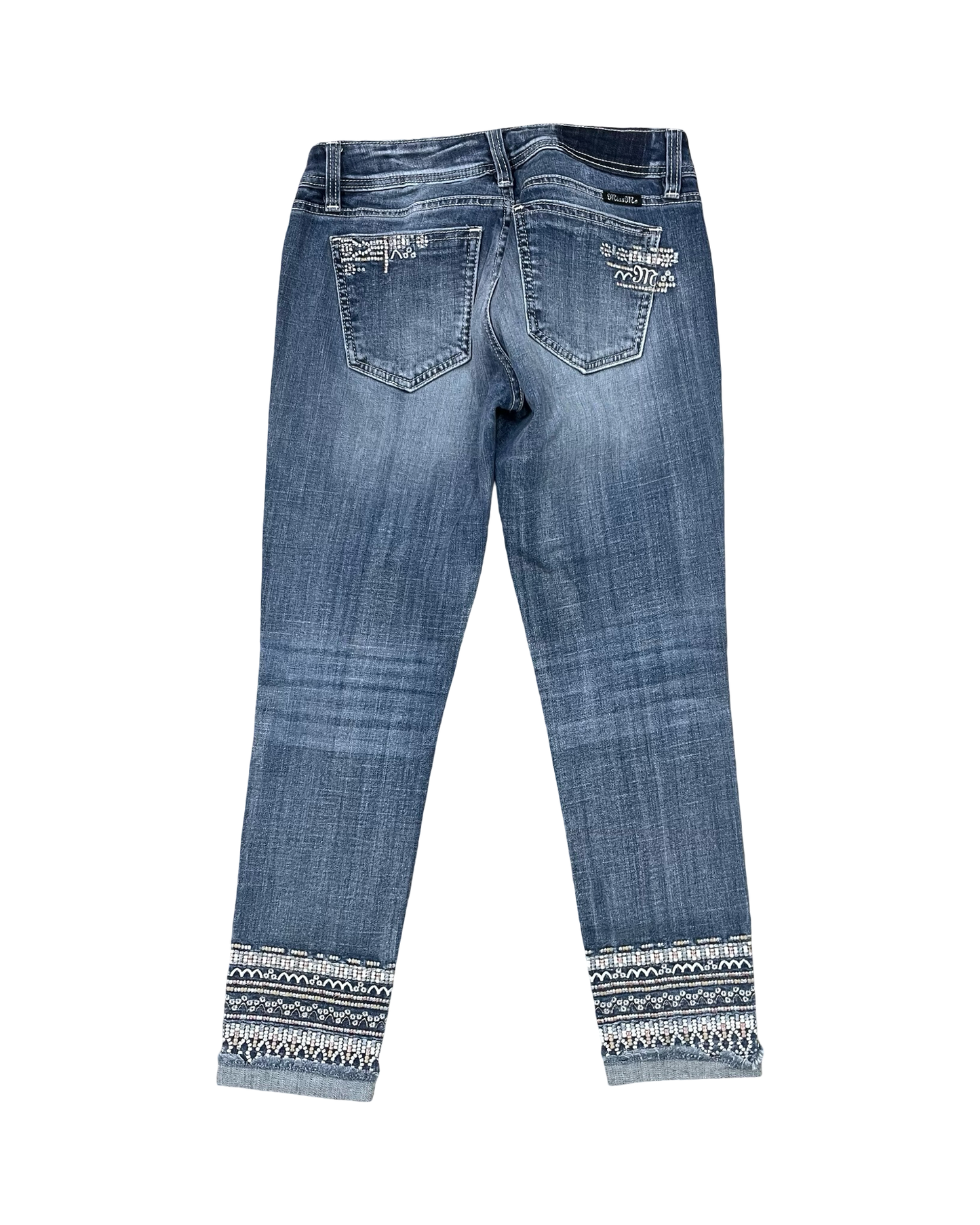 Jeans Skinny By Miss Me In Blue Denim, Size:4