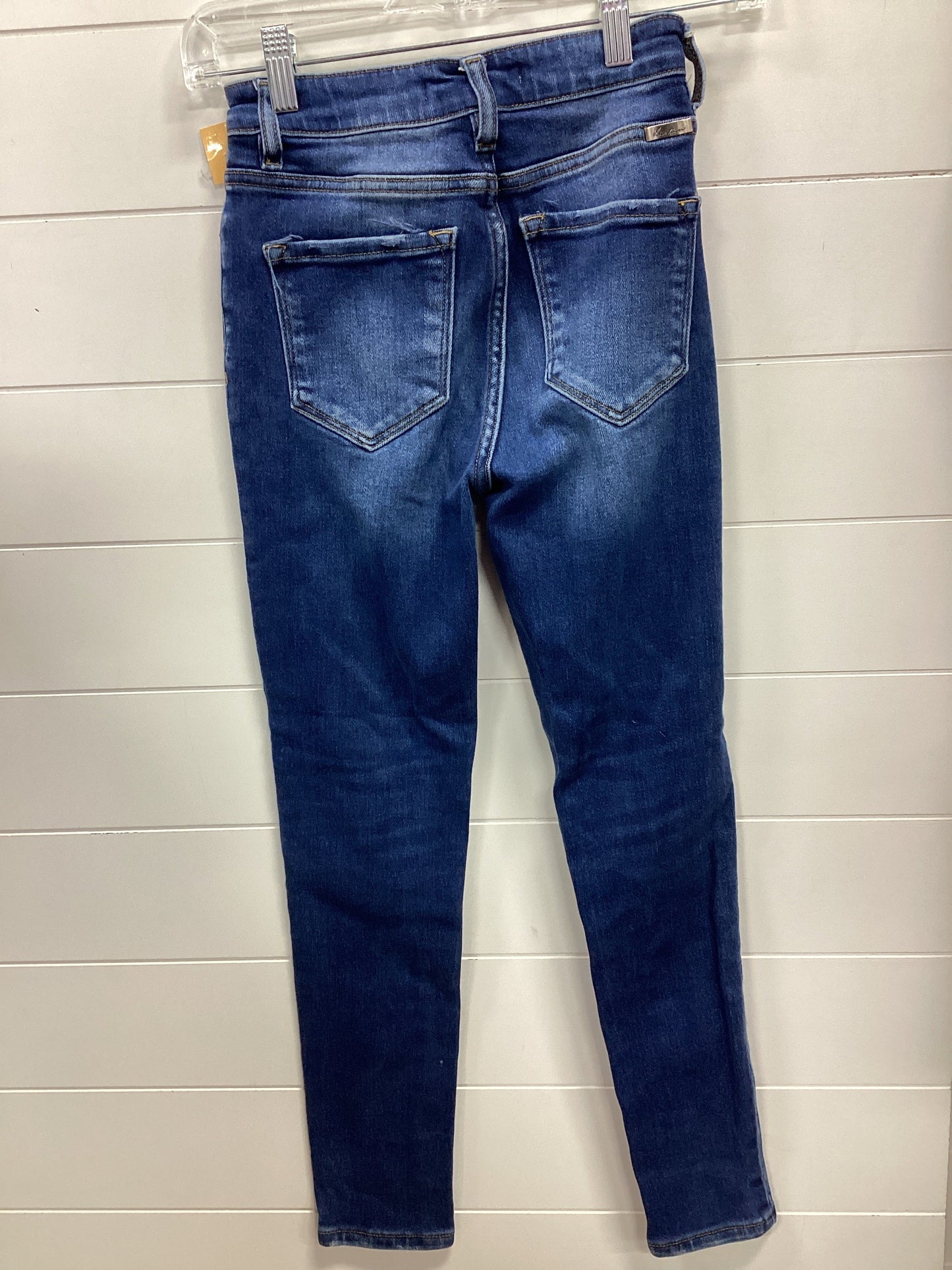 Jeans Skinny By Kancan In Blue Denim, Size:0