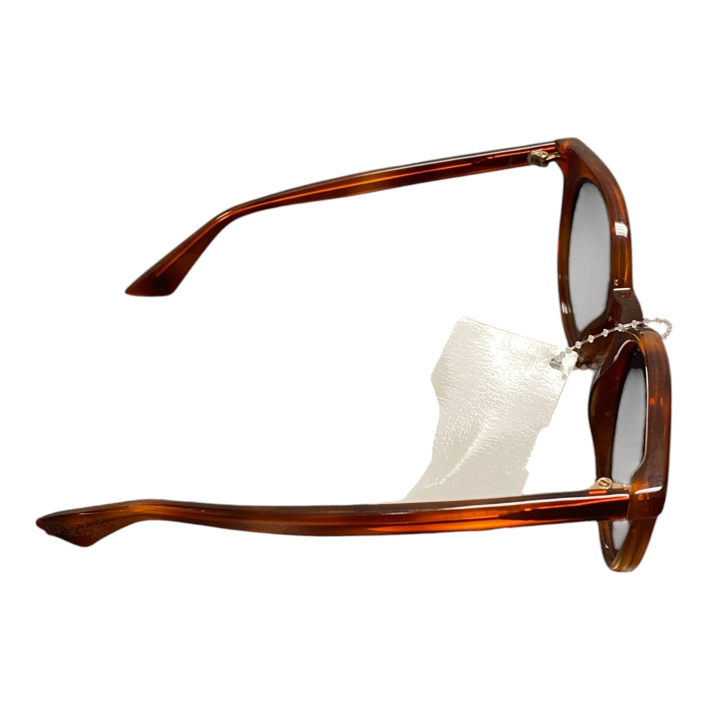 Sunglasses Luxury Designer By Gucci In Gold, Size: