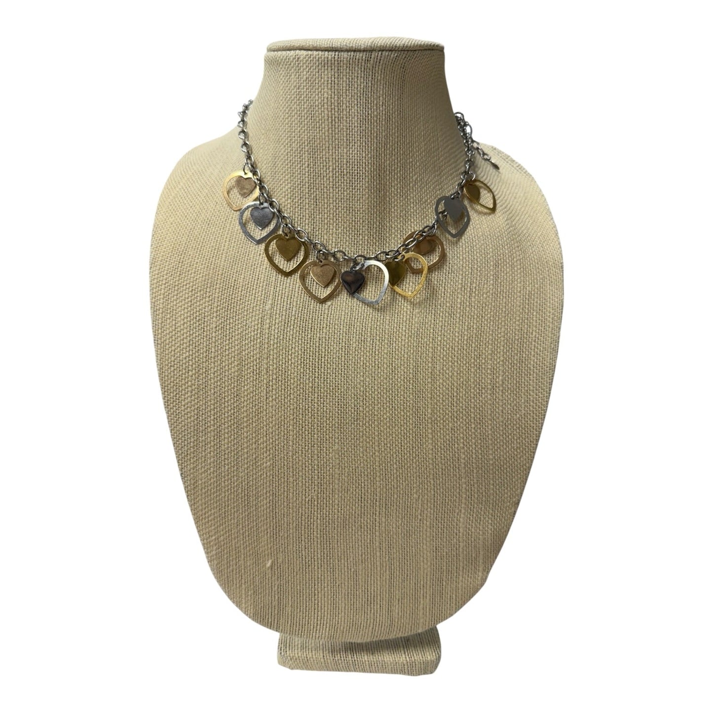 Necklace Sterling Silver In Gold & Silver