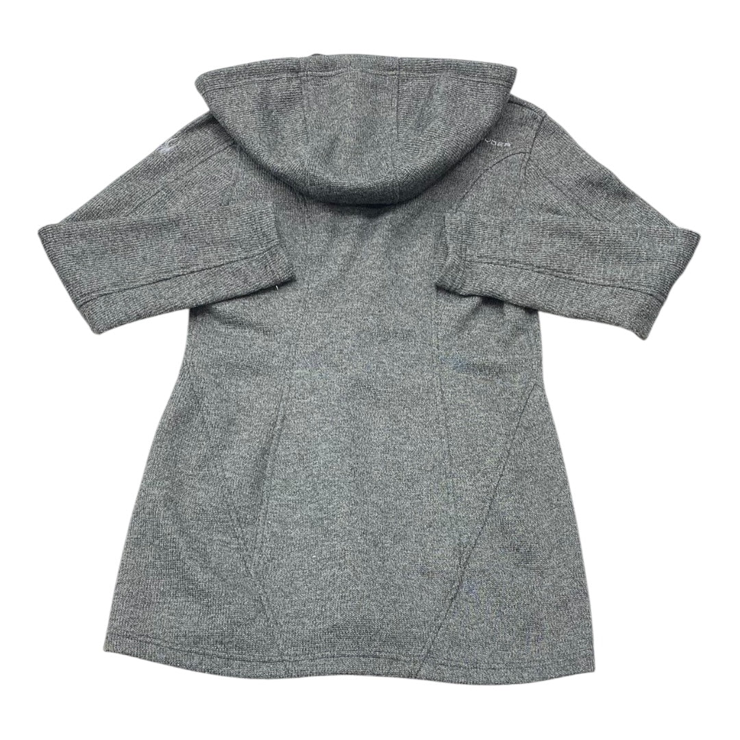 Jacket Fleece By Spyder In Black & Grey, Size:L