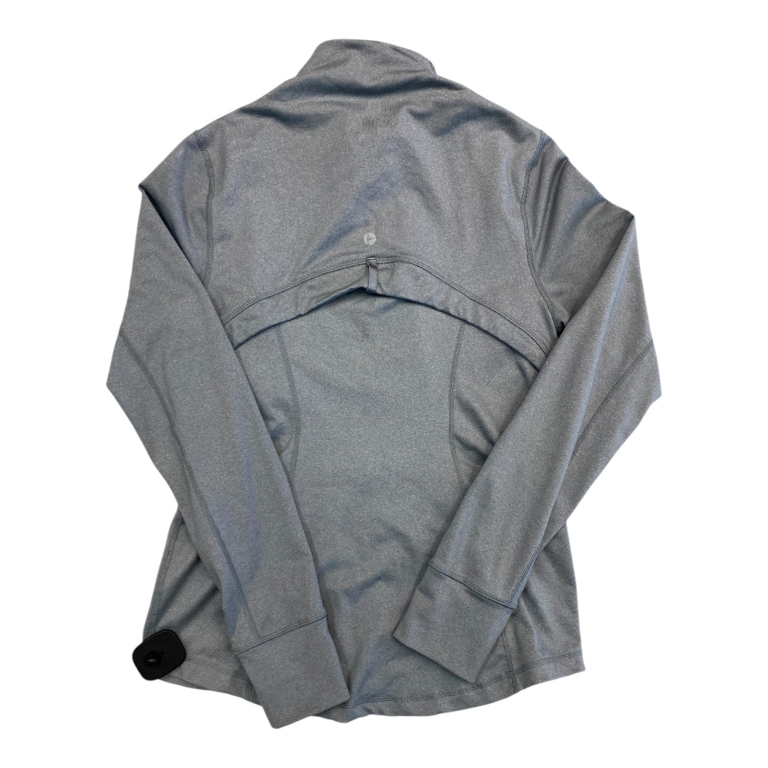 Athletic Jacket By 90 Degrees By Reflex In Grey, Size:M