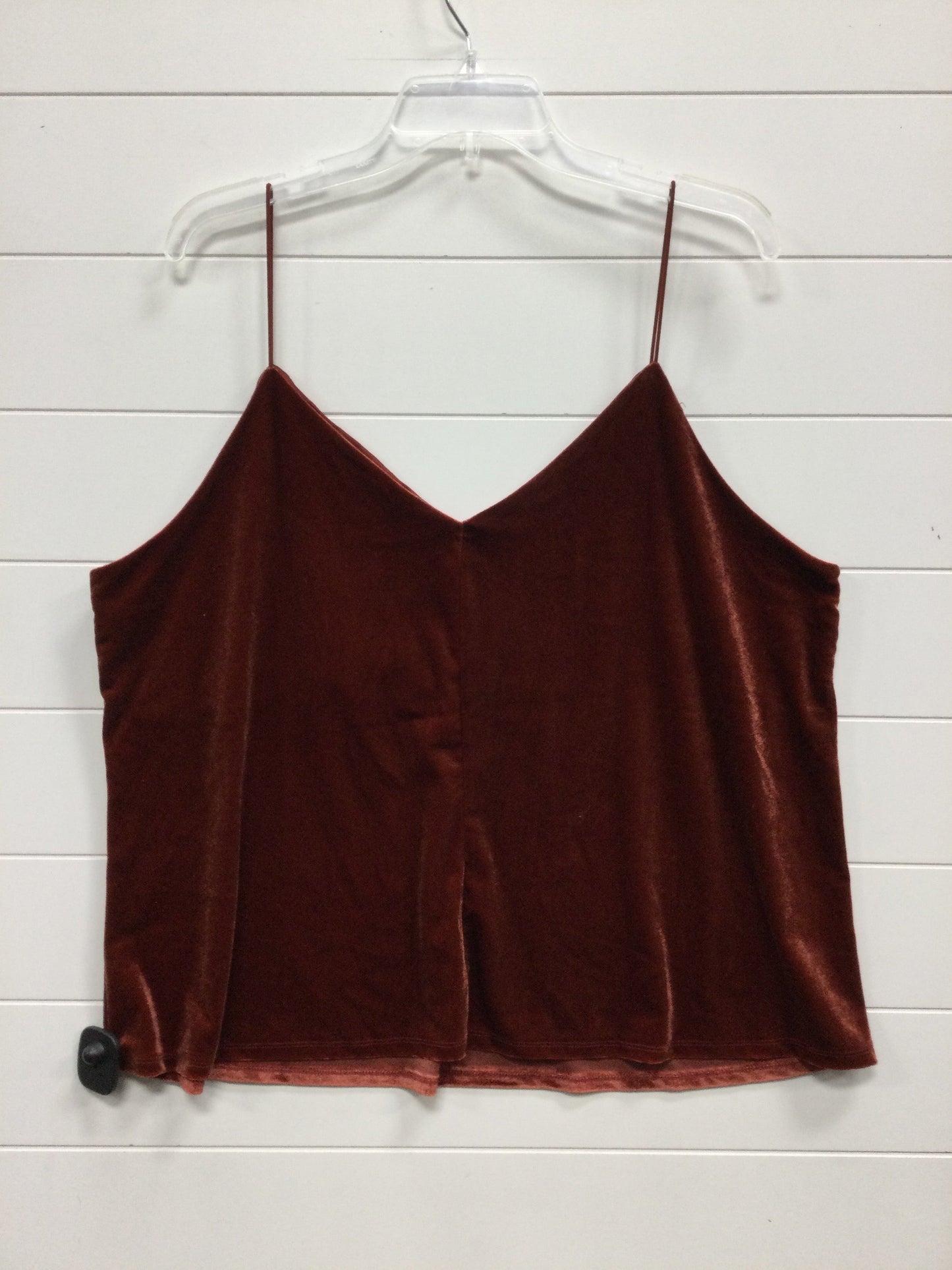 Top Sleeveless By Maurices In Brown, Size:2X