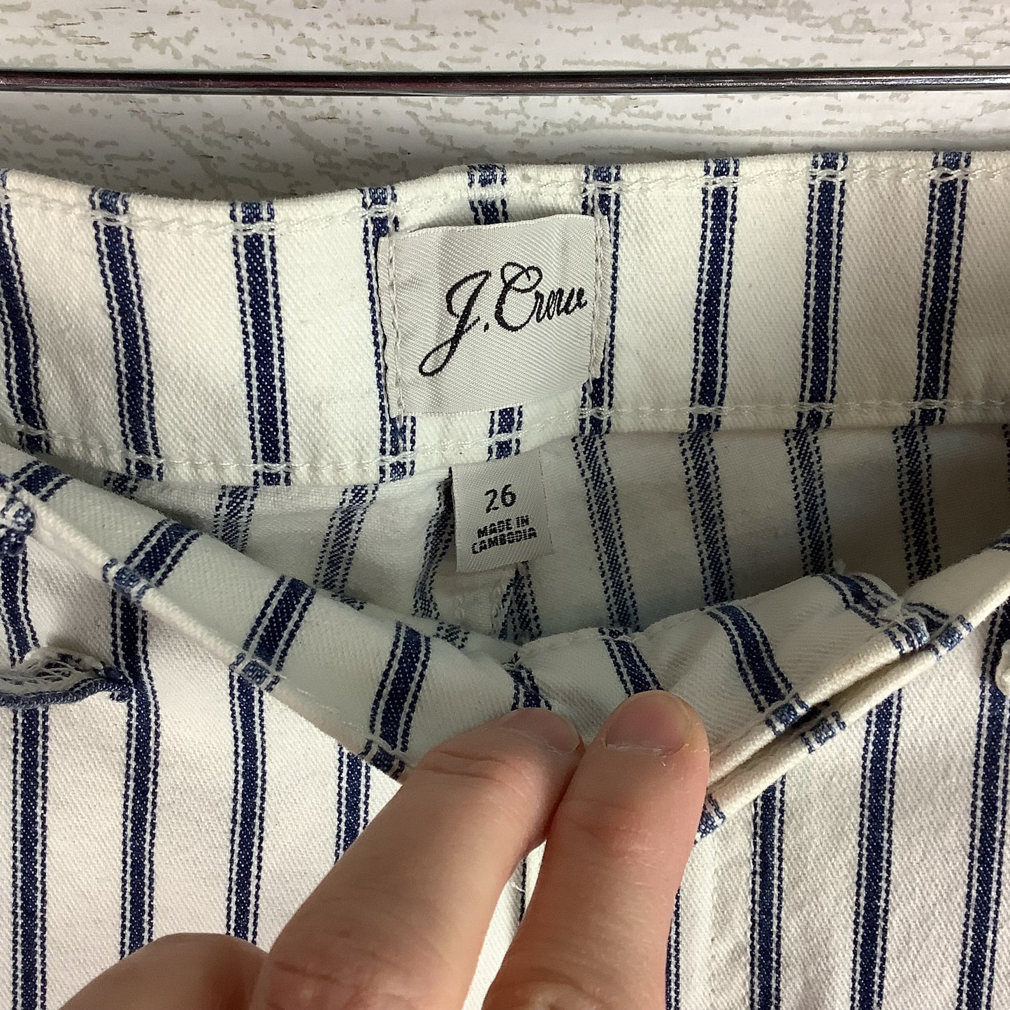 Pants Wide Leg By J. Crew In Striped Pattern, Size: 2 (26)