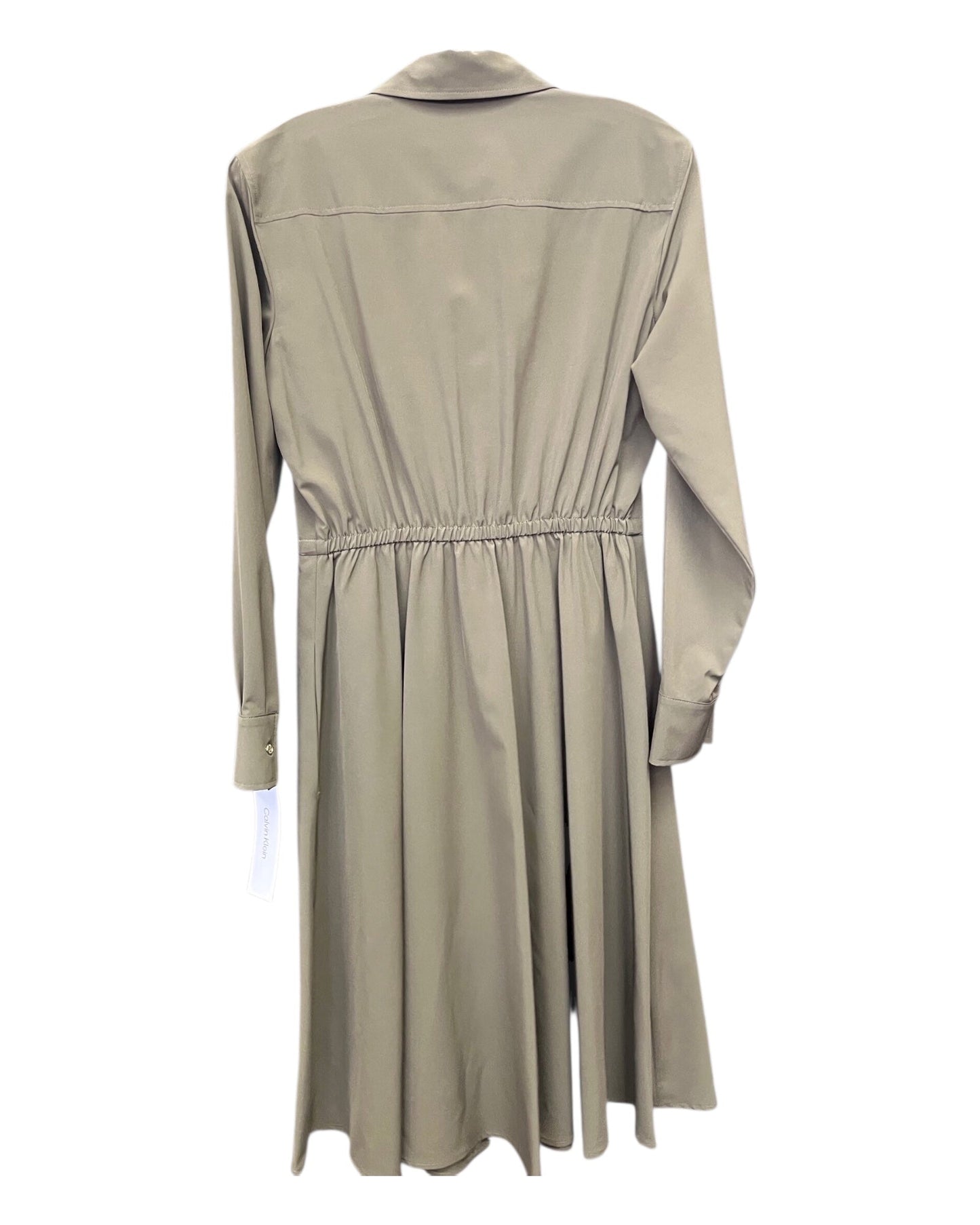 Dress Work By Calvin Klein In Green, Size:0