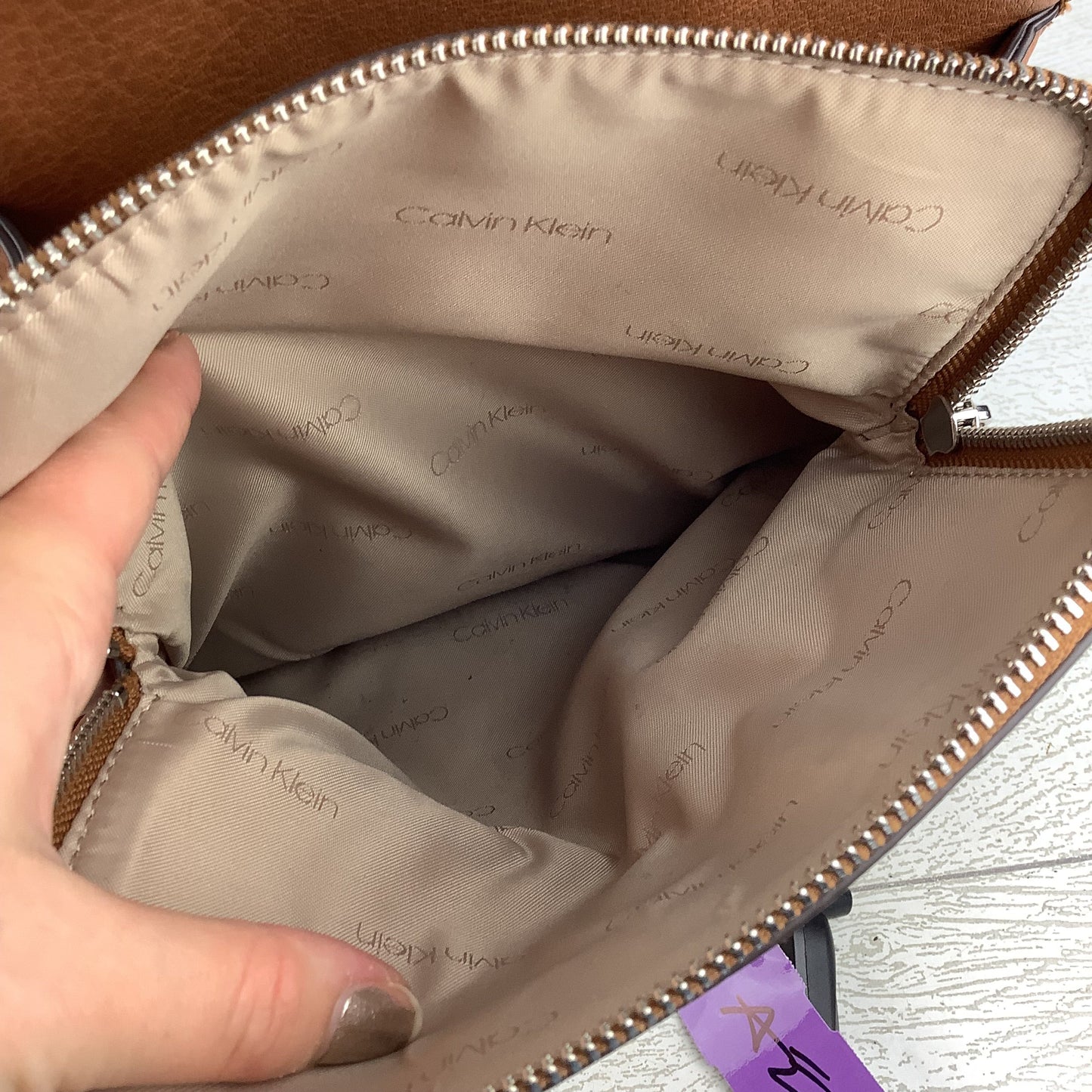 Backpack By Calvin Klein, Size: Medium
