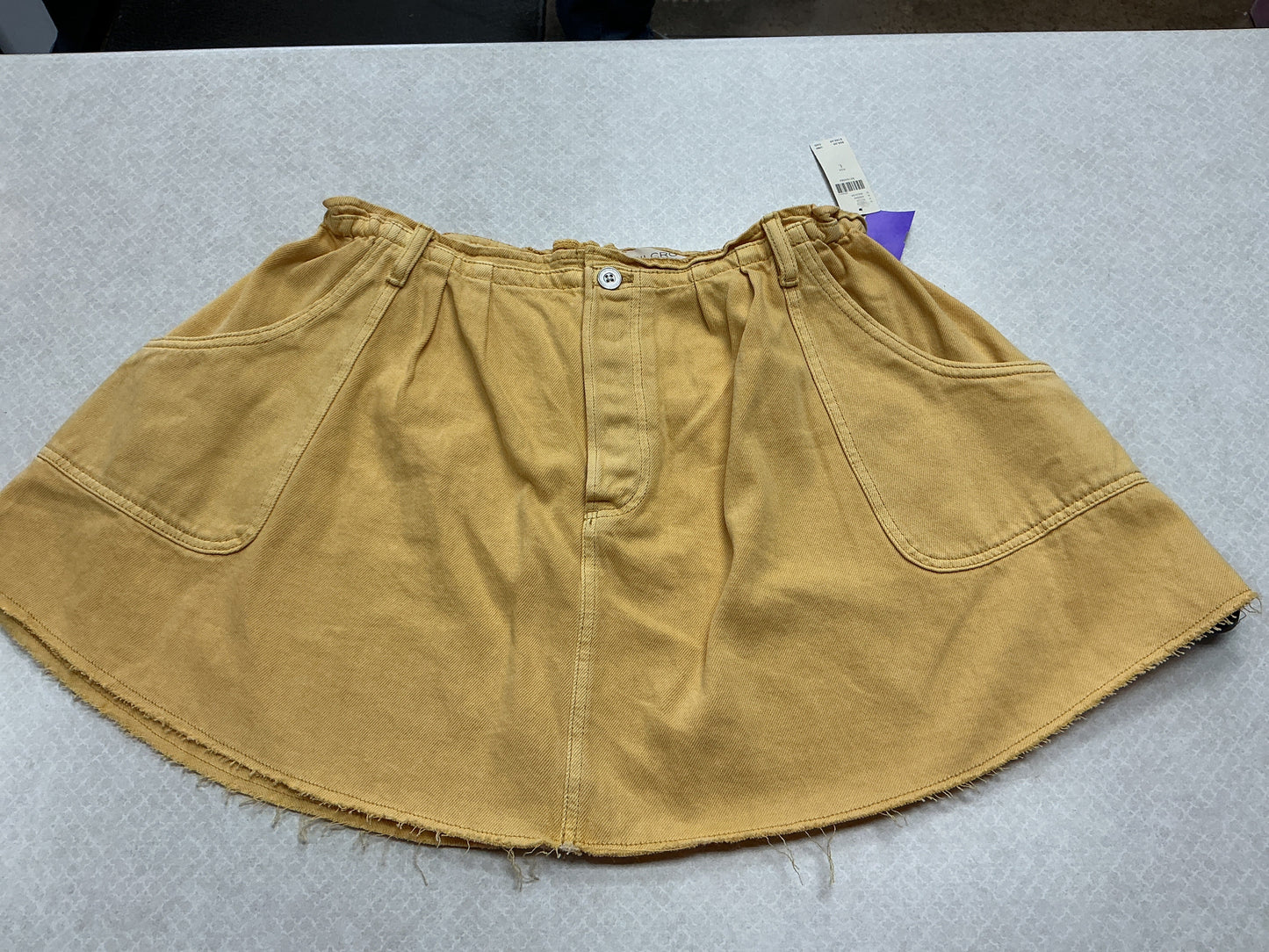 Skirt Mini & Short By Pilcro In Yellow, Size:L