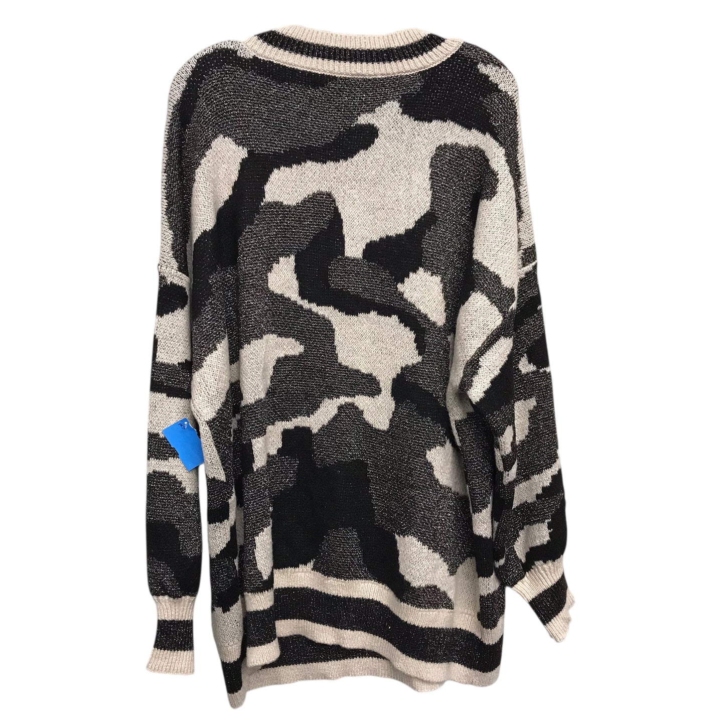 Sweater By Nine West In Black & Cream, Size:3X