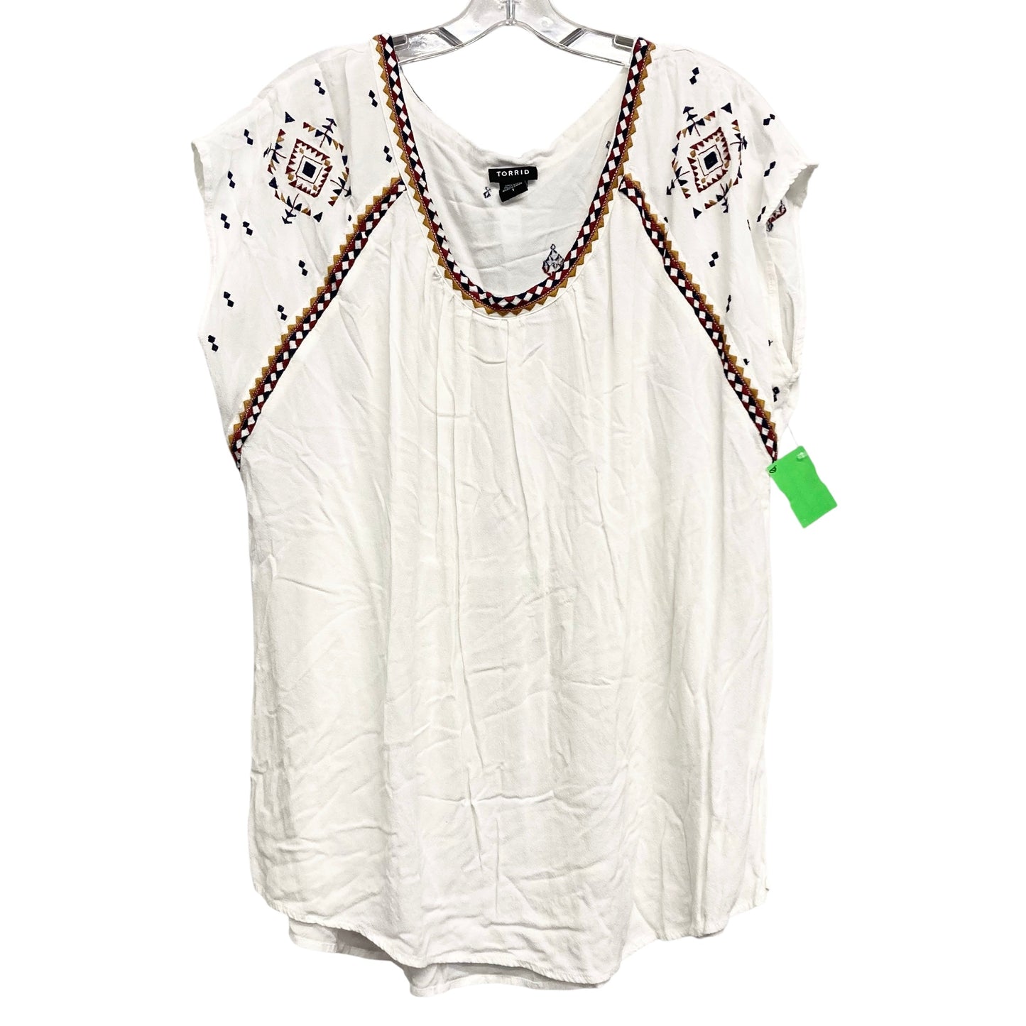 Top Sleeveless By Torrid In Multi, Size:1X
