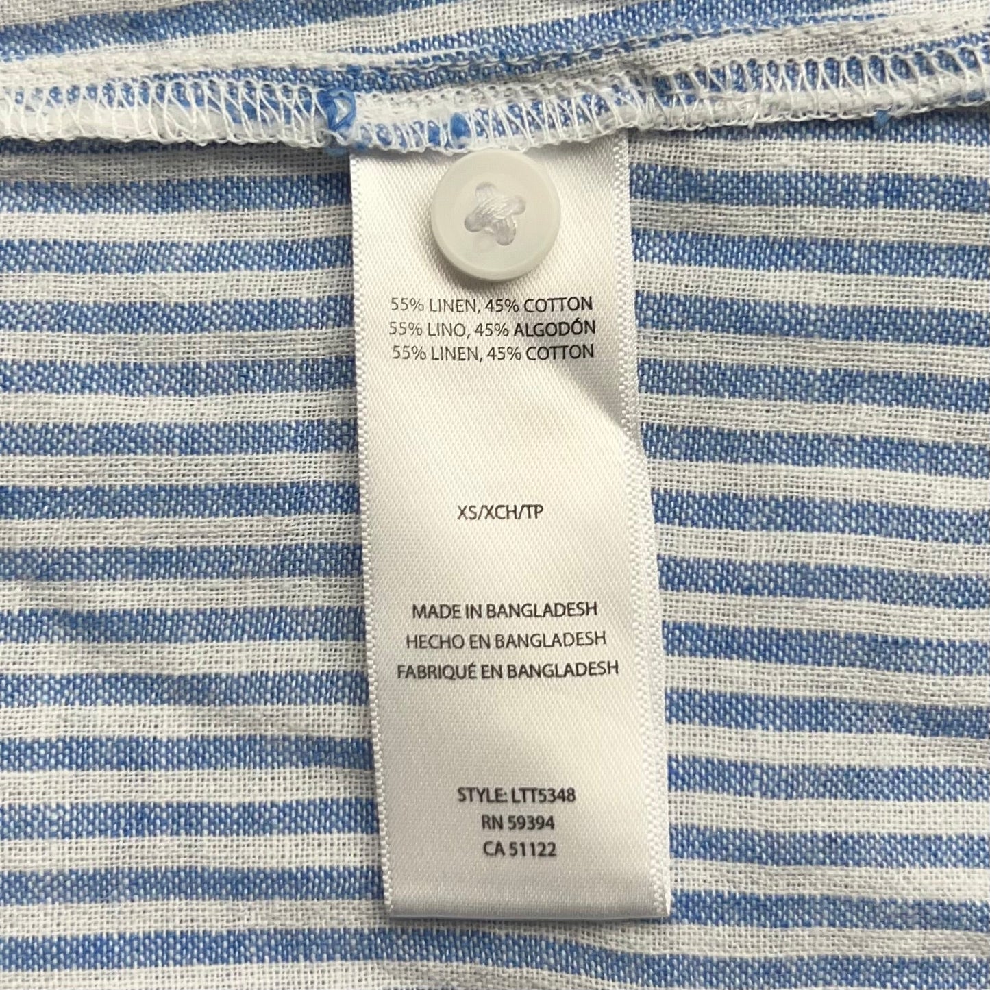 Top Long Sleeve By Beachlunchlounge In Striped Pattern, Size: Xs