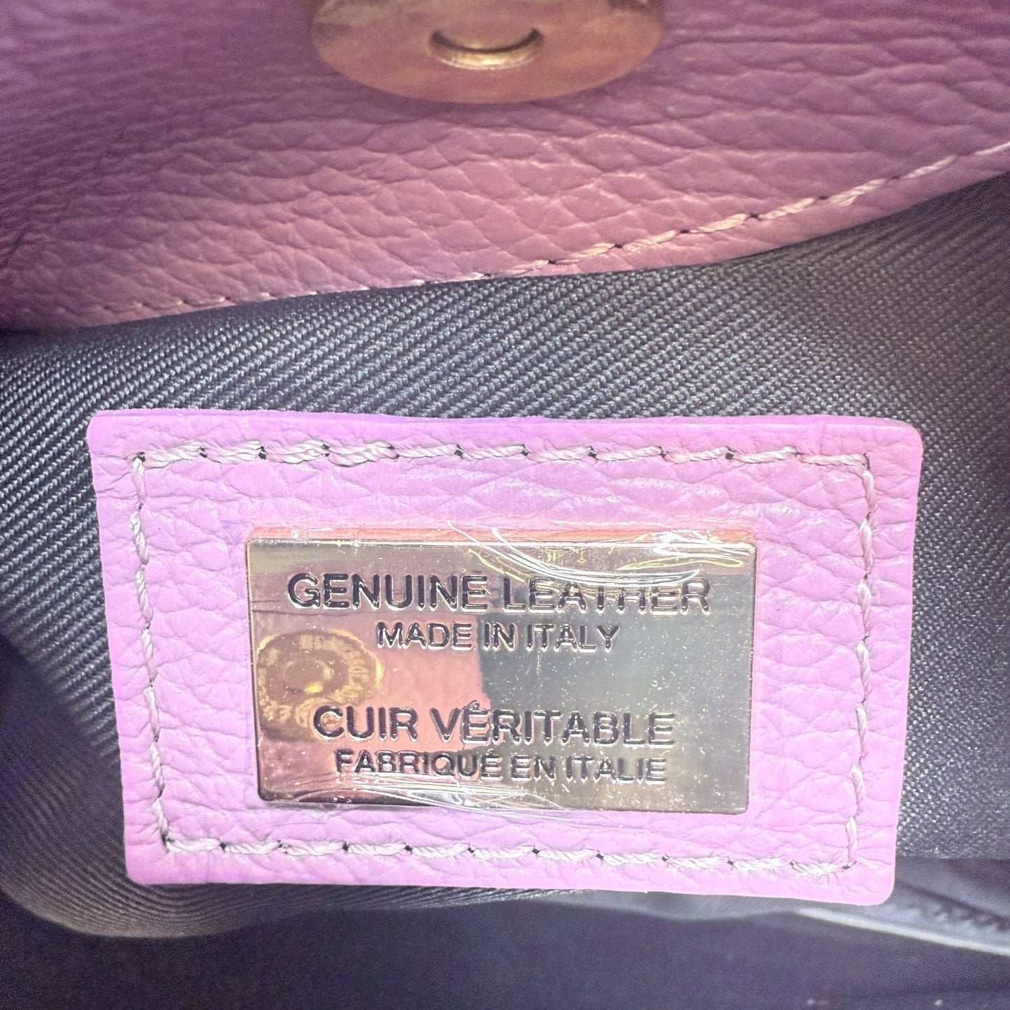 Made In Italy Leather Trim Woven Tote By Viola Casstellani Size: Medium