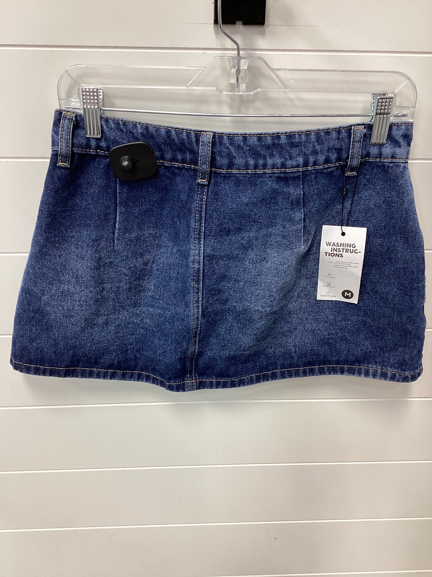 Skirt Mini & Short By Cmc In Blue Denim, Size:M