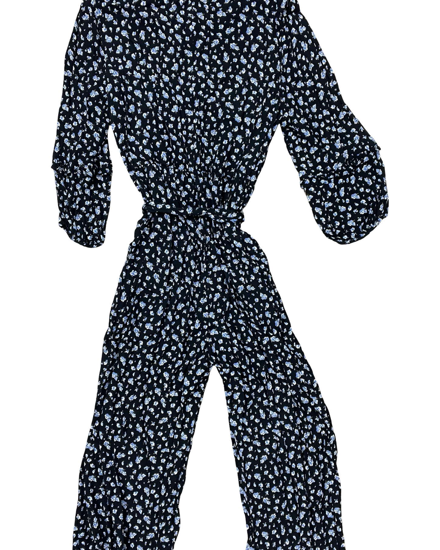 Jumpsuit By Madewell In Black & Blue, Size:L